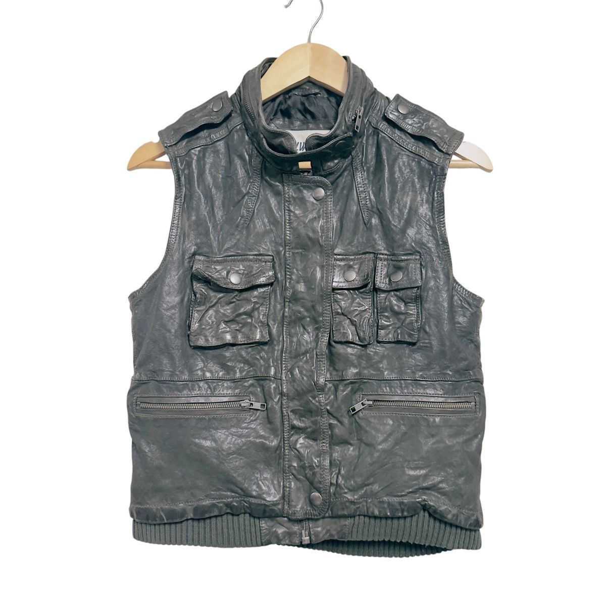 Elwood Elwood Biker Leather Vest Cargo Size M / US 6-8 / IT 42-44 - 14 Thumbnail