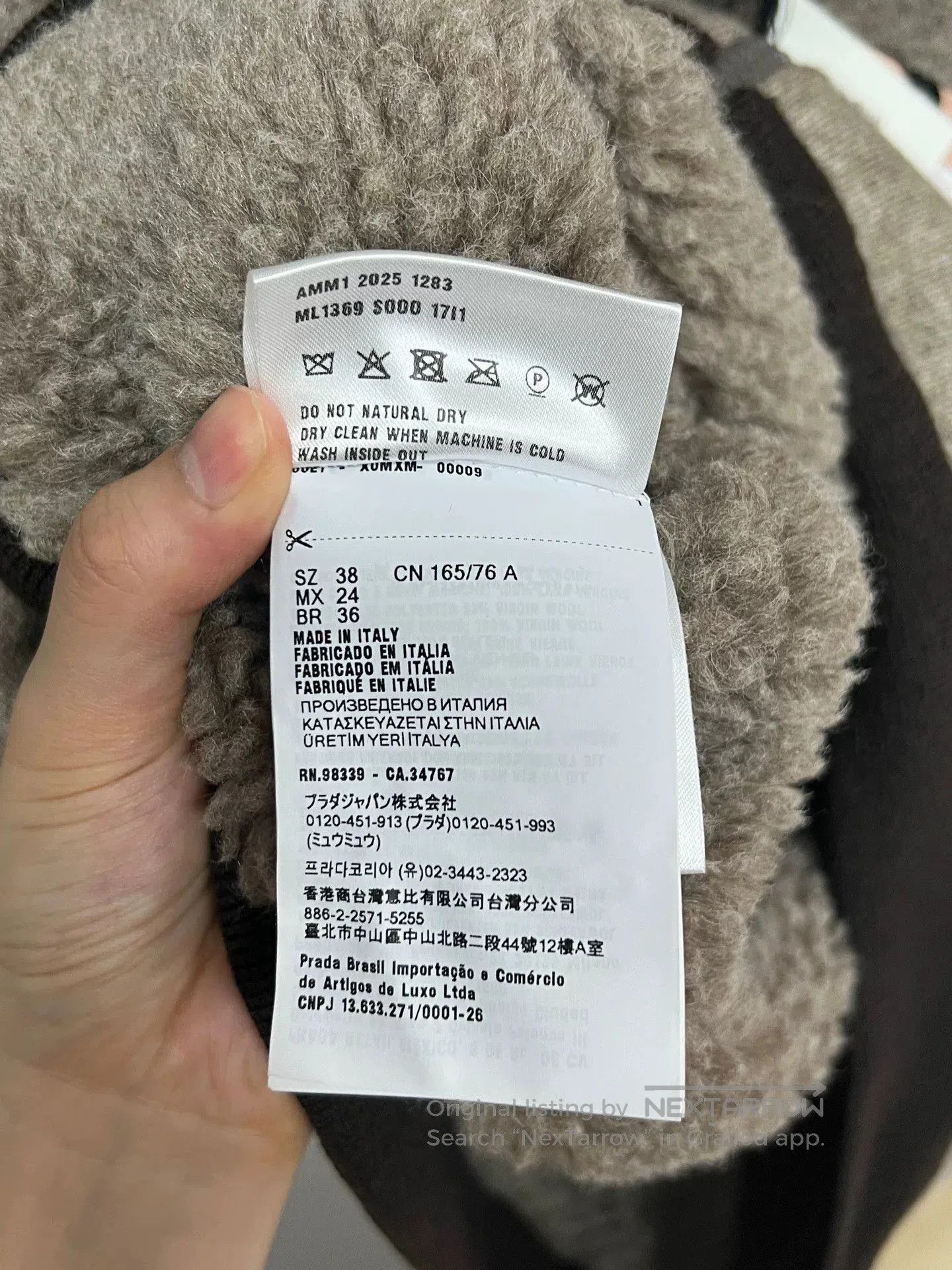 Miu Miu miu miu shearling teddy collar jacket. Size M / US 6-8 / IT 42-44 - 6 Thumbnail