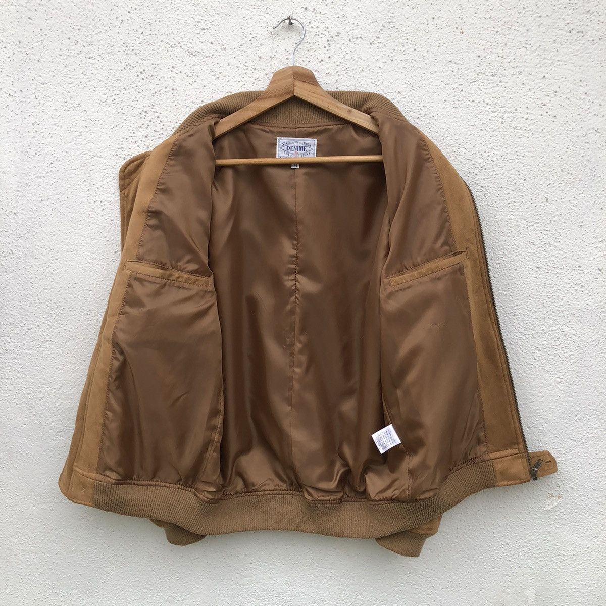 Denime DENIME Men’s Suede Ma-1 Bomber Jacket Size US M / EU 48-50 / 2 - 14 Thumbnail