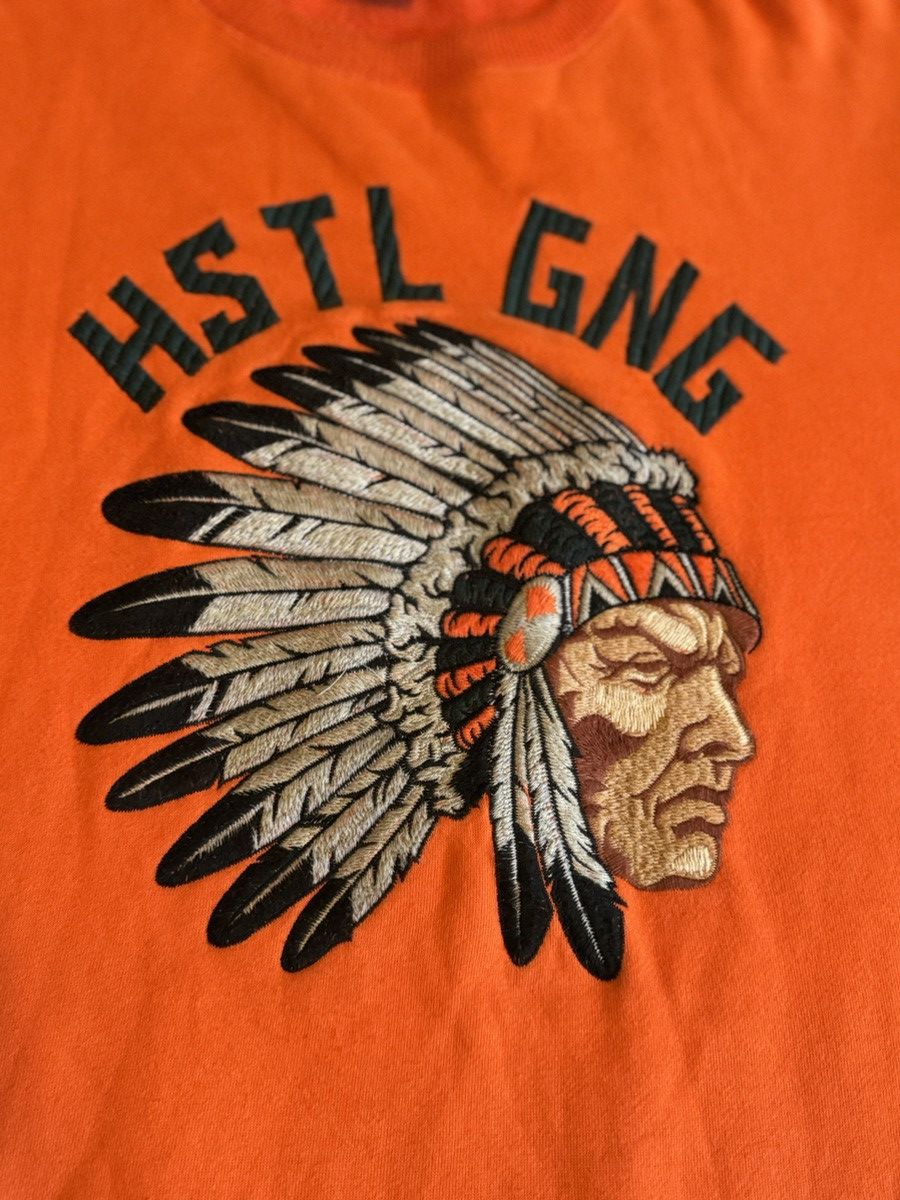 Other Hustle Gang Chief Sweatshirt 2X Orange Embroidered Native Size US XXL / EU 58 / 5 - 7 Thumbnail
