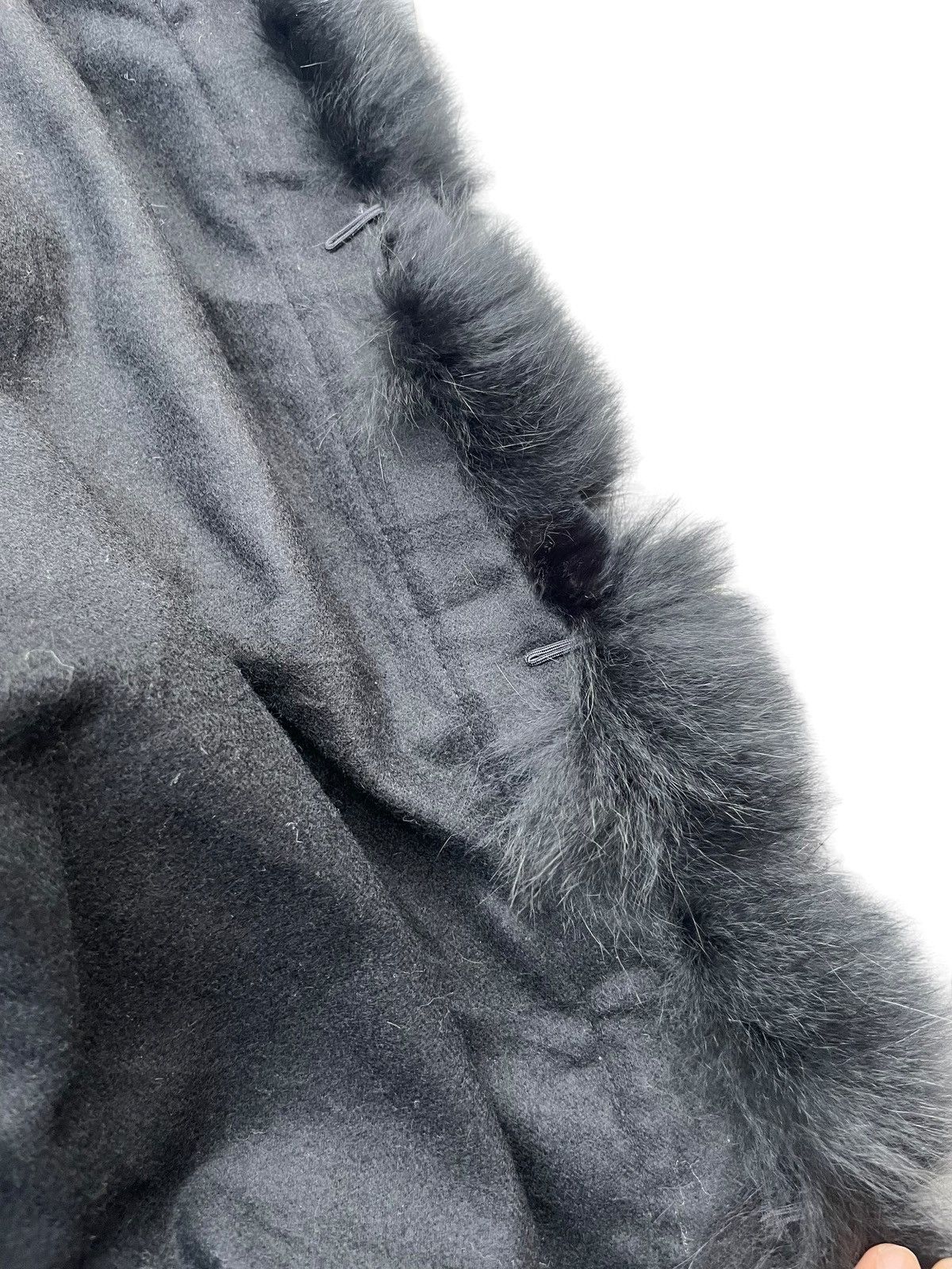 Designer Saga Fur Cashmere Blue Fox Cape Size M / US 6-8 / IT 42-44 - 6 Thumbnail
