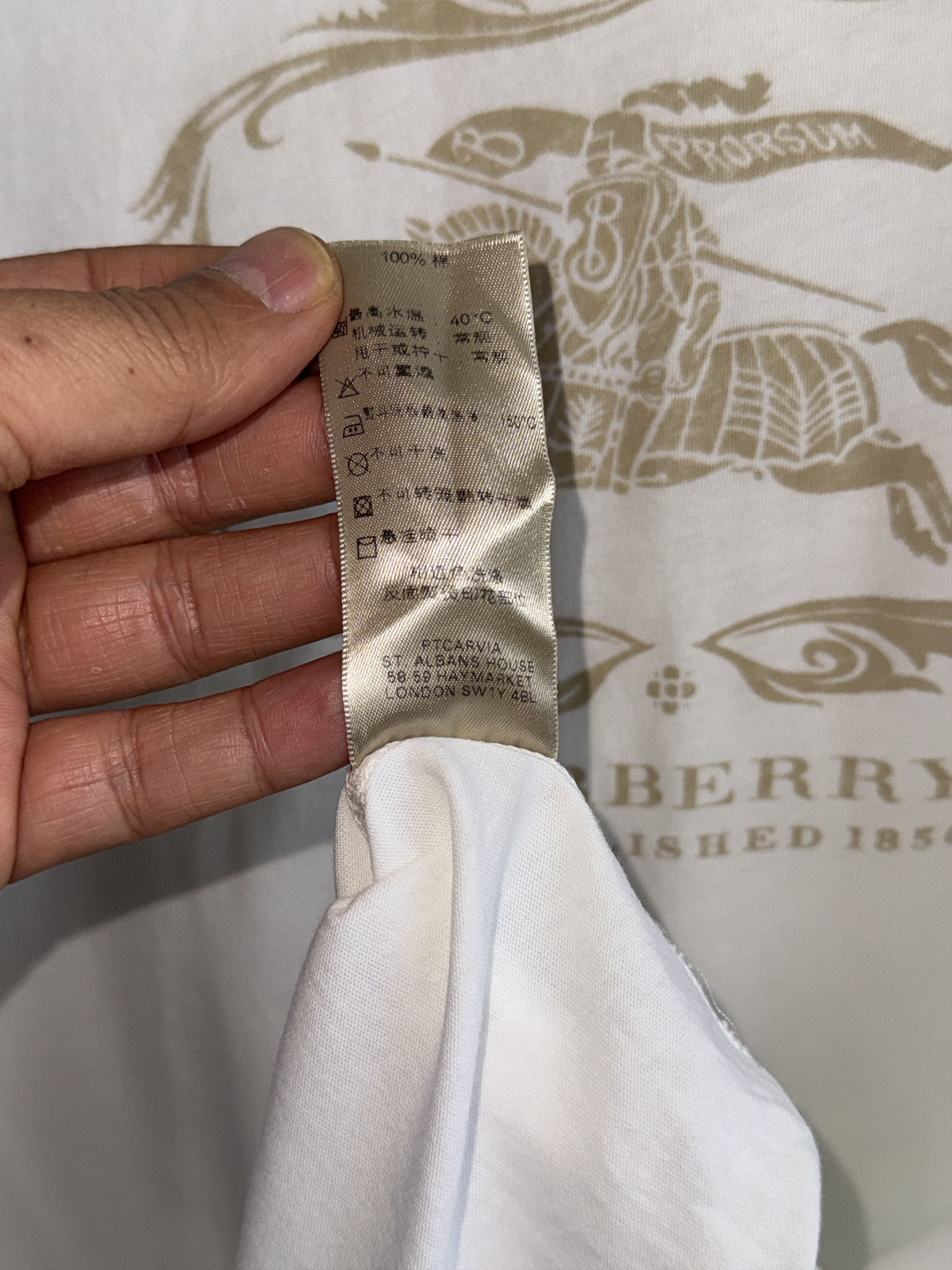Burberry Burberry London Authentic Prorsum Warrior Print T-Shirt Size L / US 10 / IT 46 - 6 Thumbnail