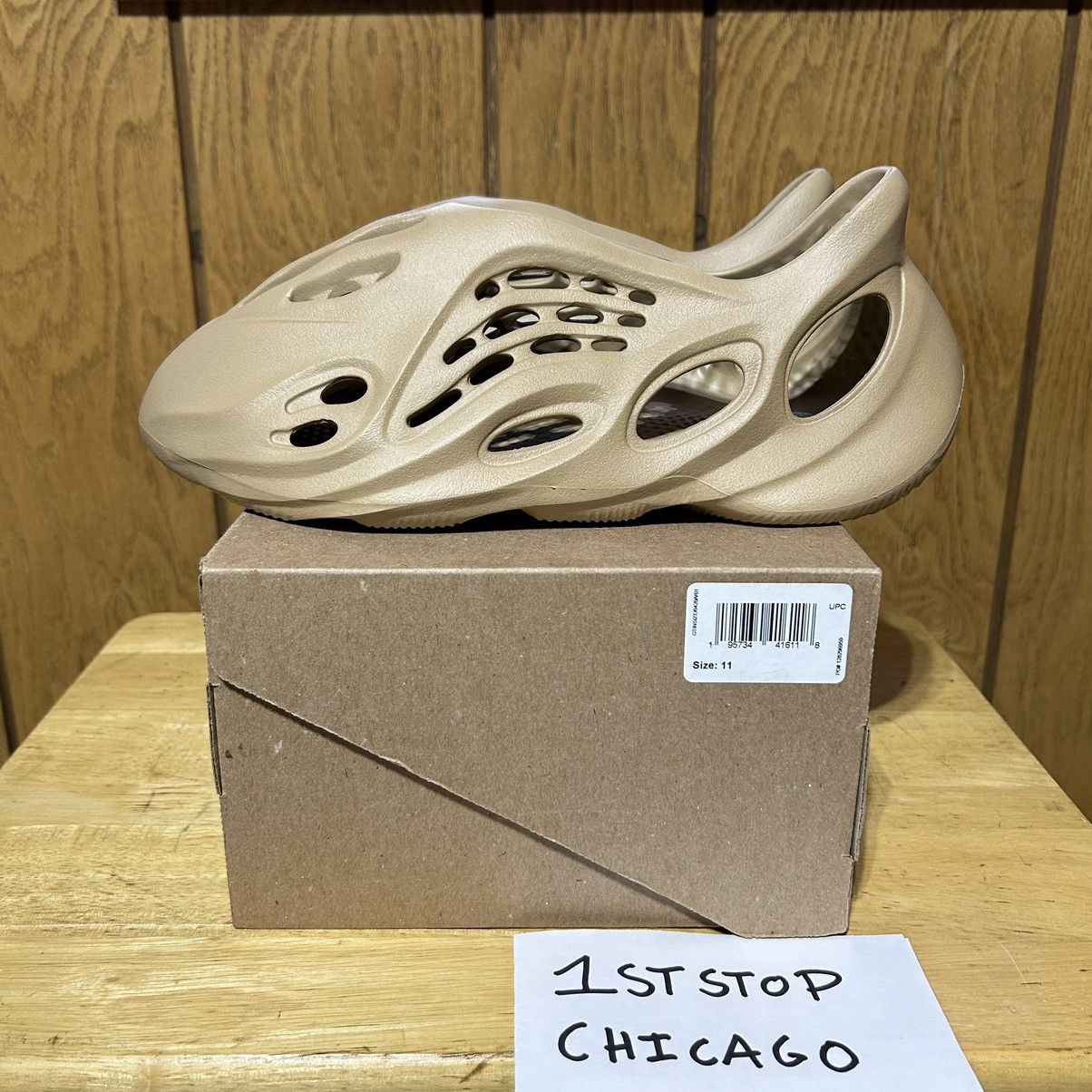 Adidas × Designer adidas Yeezy Foam Runner Ochre GW3354 Men’s Size 11 NEW Size US 11 / EU 44 - 7 Thumbnail