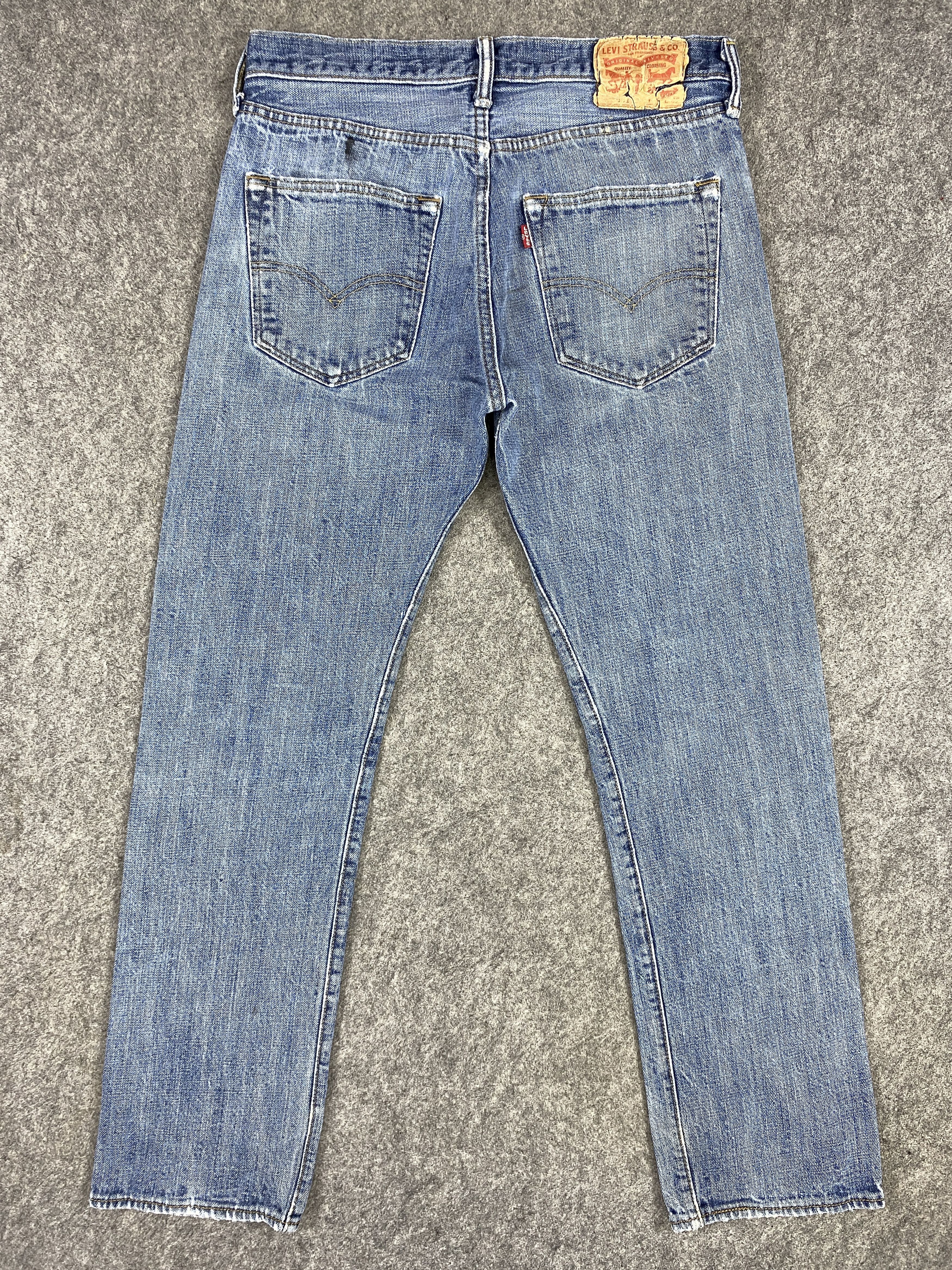 Levi's Distressed Blue Vintage Levi's 501 30x29.5 Denim -JN1656 Size US 30 / EU 46 - 2 Thumbnail