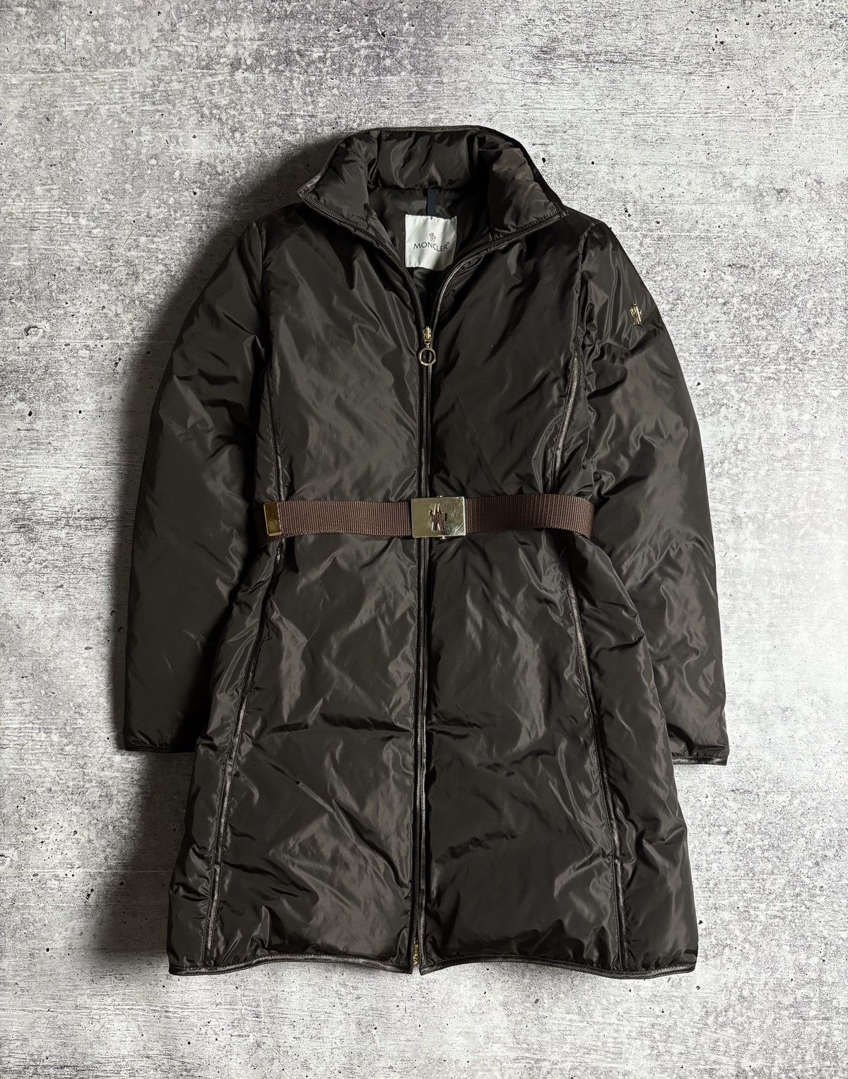 Moncler Moncler Vintage Metal Logo Belt Jacket Size XS / US 0-2 / IT 36-38 - 1 Thumbnail