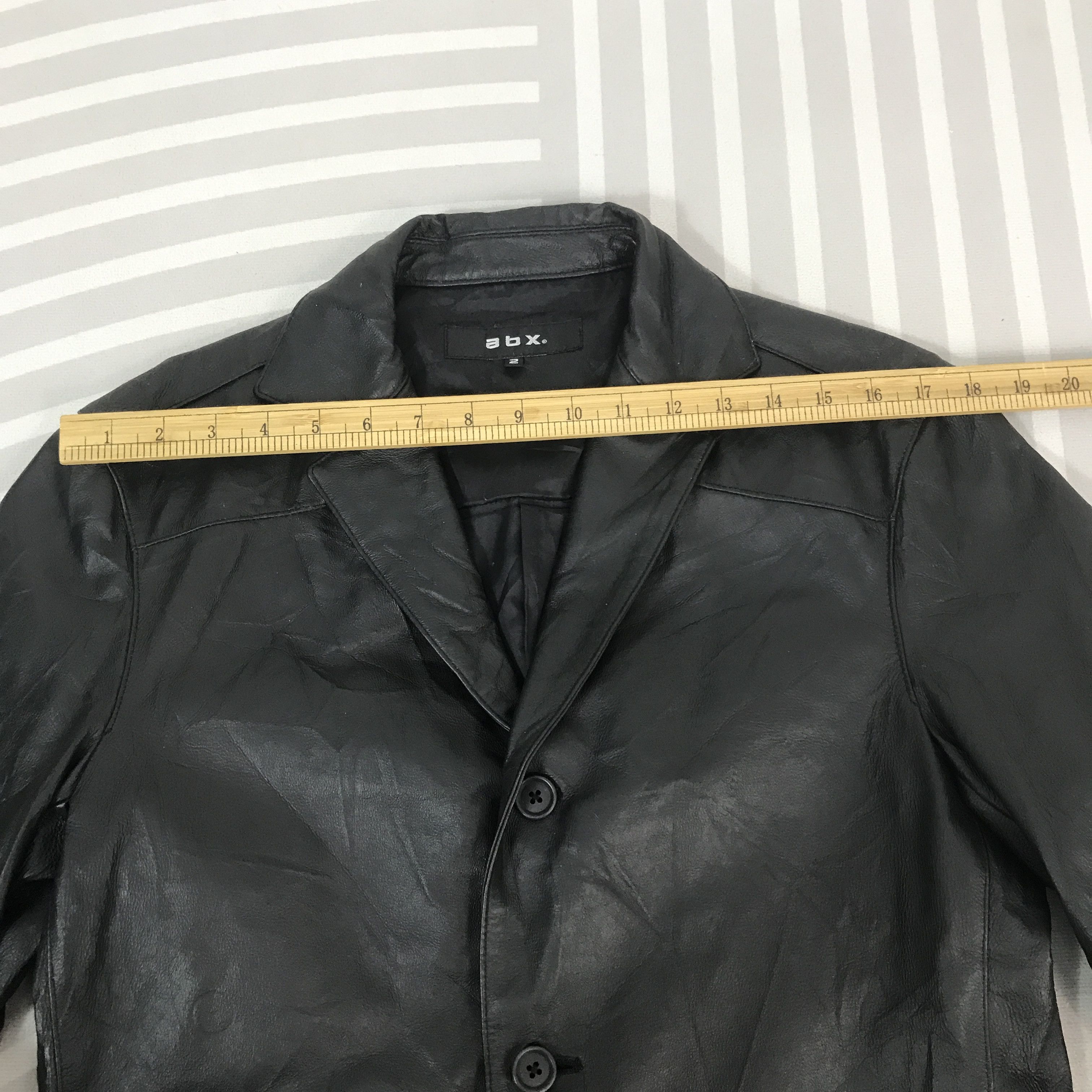 Japanese Brand Vintage Abx Leather Coat Jacket K65B5 Size US M / EU 48-50 / 2 - 5 Thumbnail
