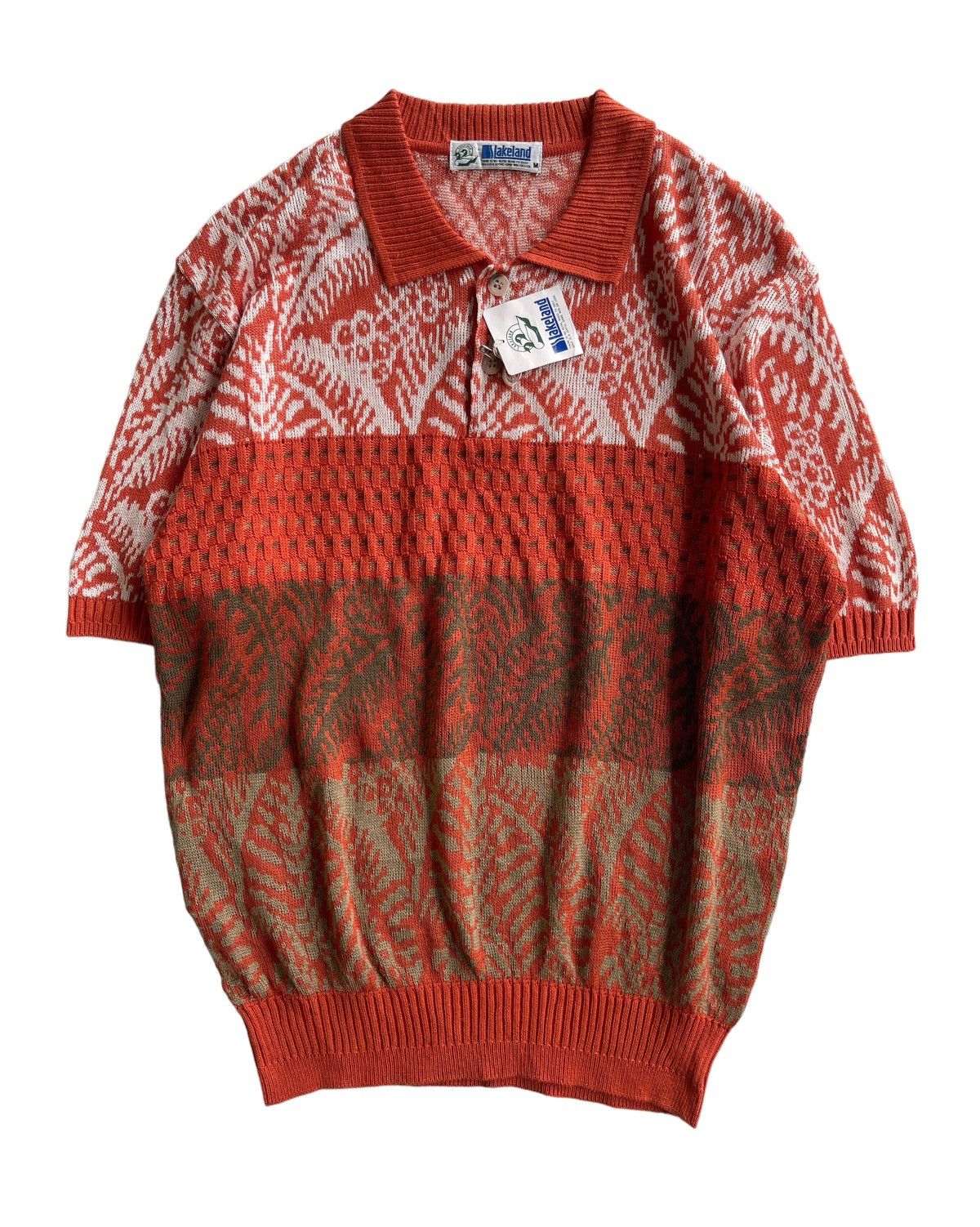 Japanese Brand Vintage Polo Shirt Sweater Knitted Size US M / EU 48-50 / 2 - 1 Thumbnail