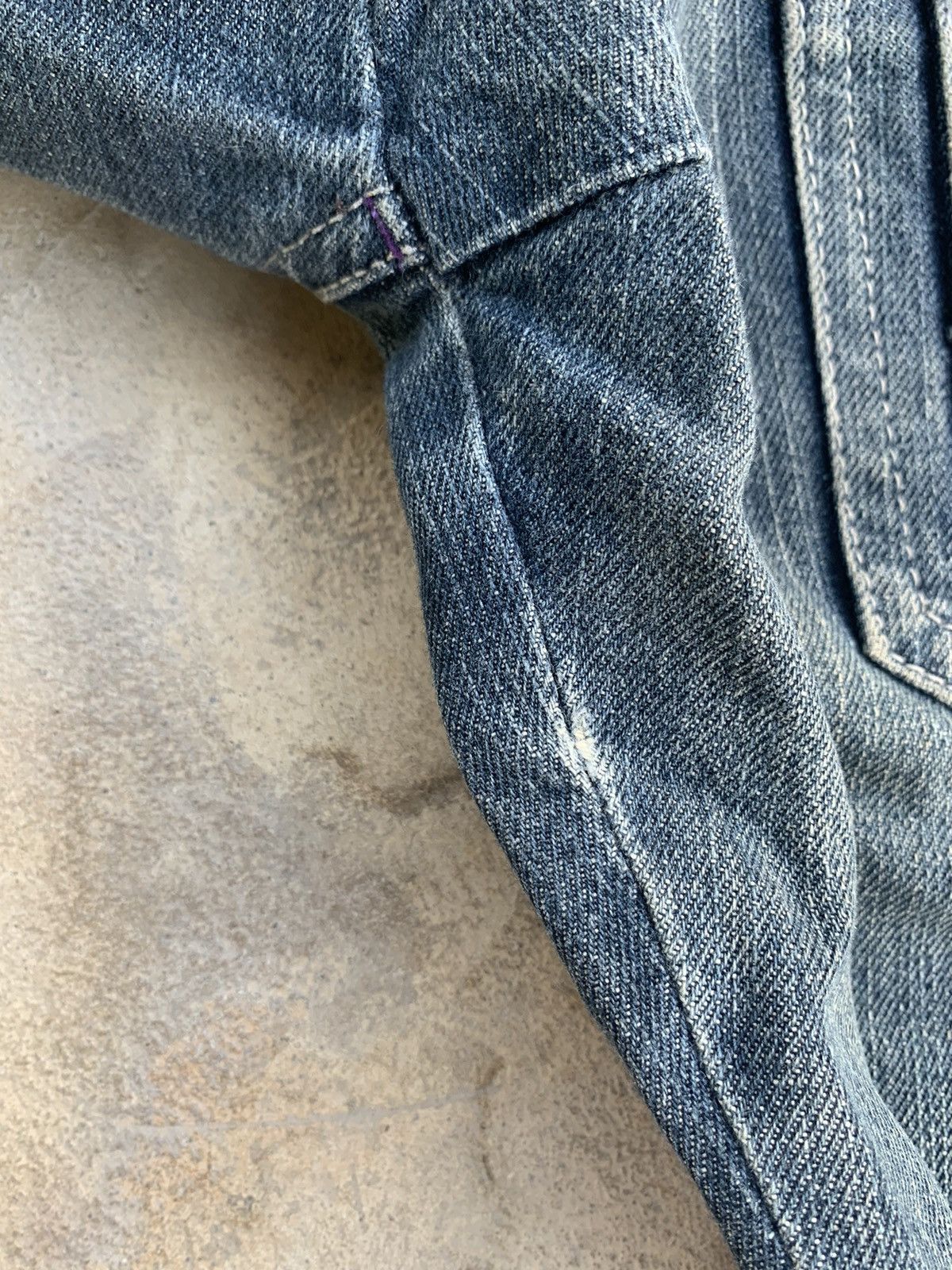 If Six Was Nine × Japanese Brand Batsu Studio Skull Distressed Denim Size US 28 / EU 44 - 15 Thumbnail