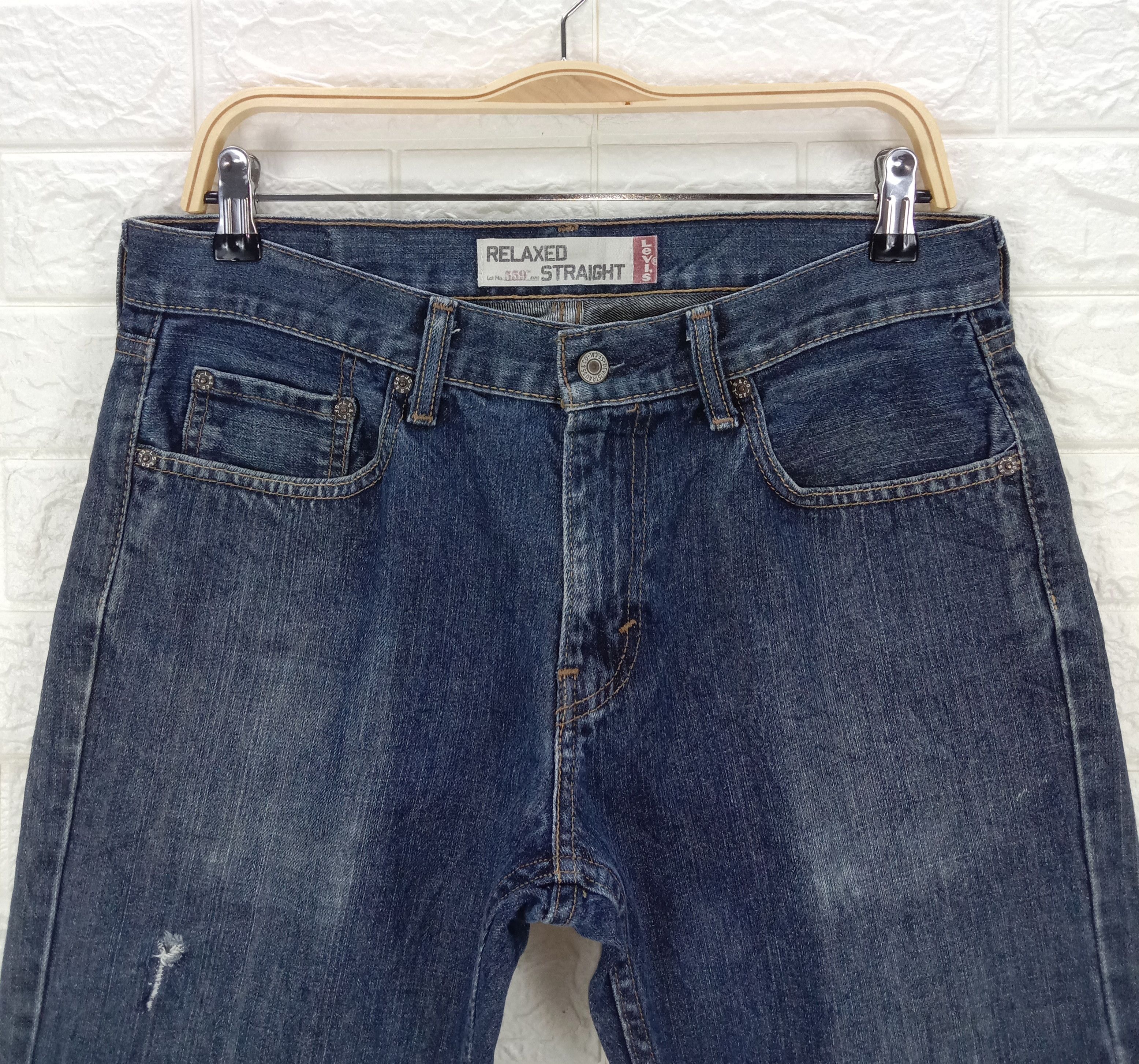 Levi's Vintage Levi's 559 Jeans Relaxed Straight Denim Size US 31 - 2 Thumbnail