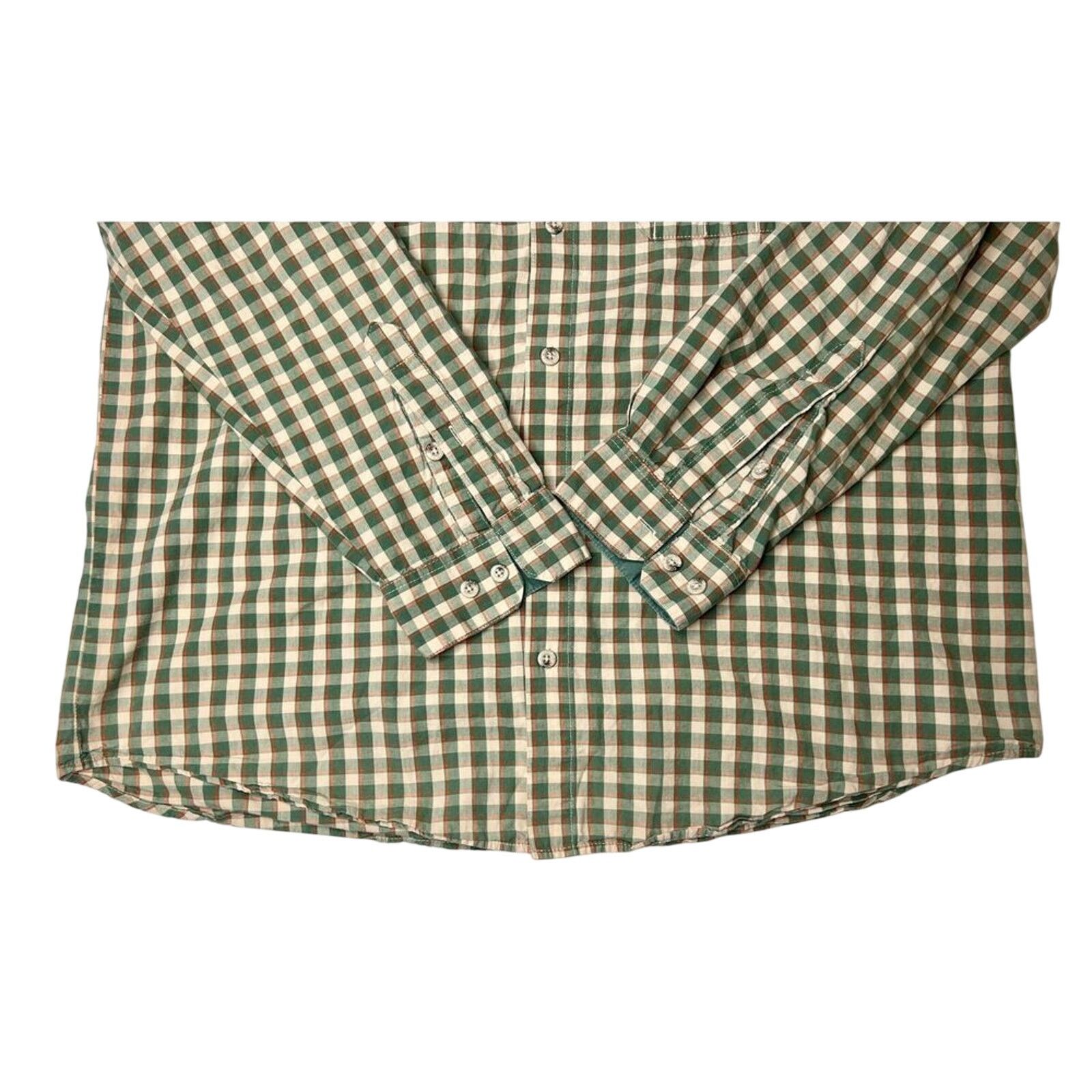 Columbia Columbia PHG Hunting Vented Back Yoke Green Plaid Shirt L/XL Size US L / EU 52-54 / 3 - 4 Thumbnail