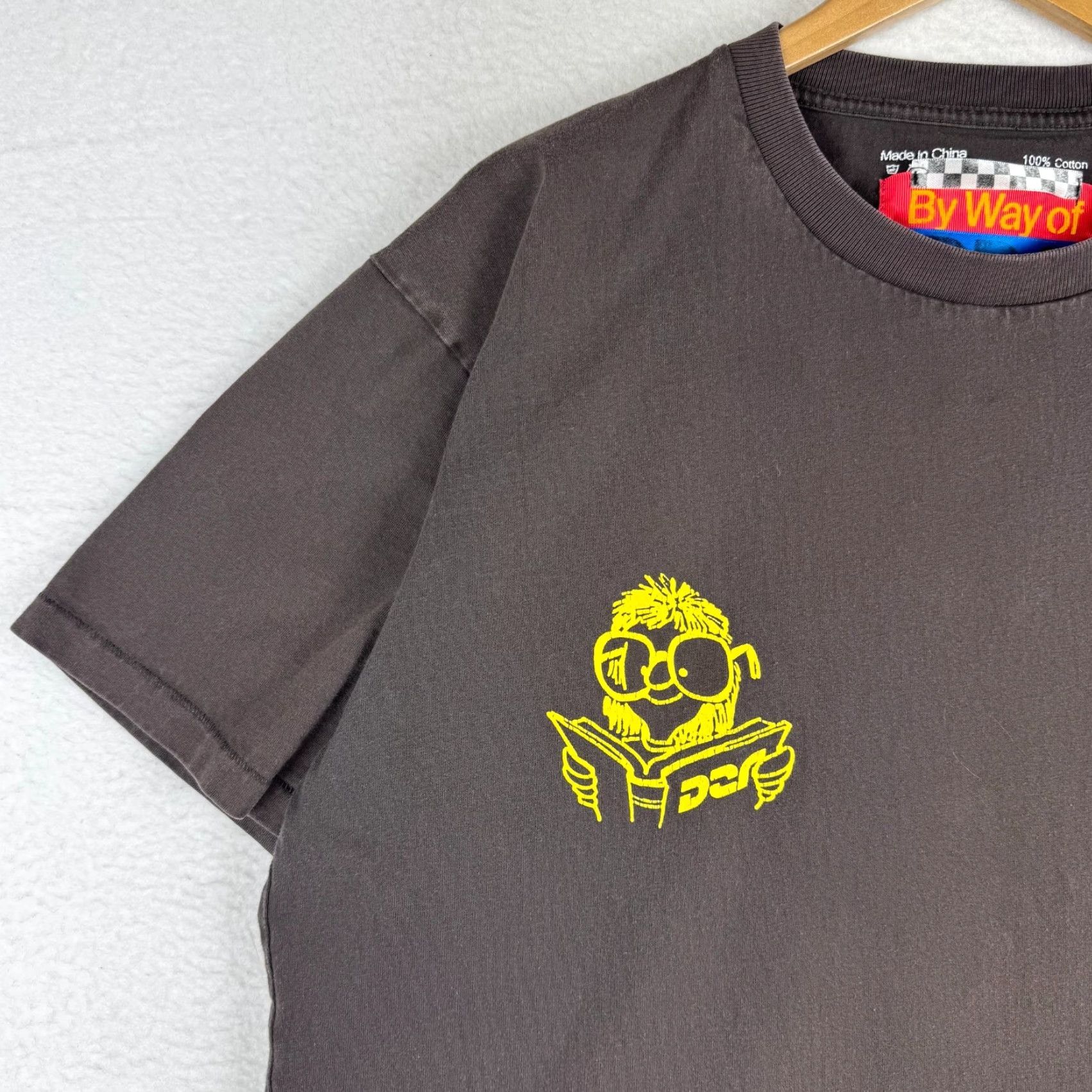 Vintage By Way Of Dallas Shirt Graphic T-Shirt Dallas Zine Fest 2XL Gray Crew Neck Short Sleeve Mens Size US XXL / EU 58 / 5 - 5 Thumbnail