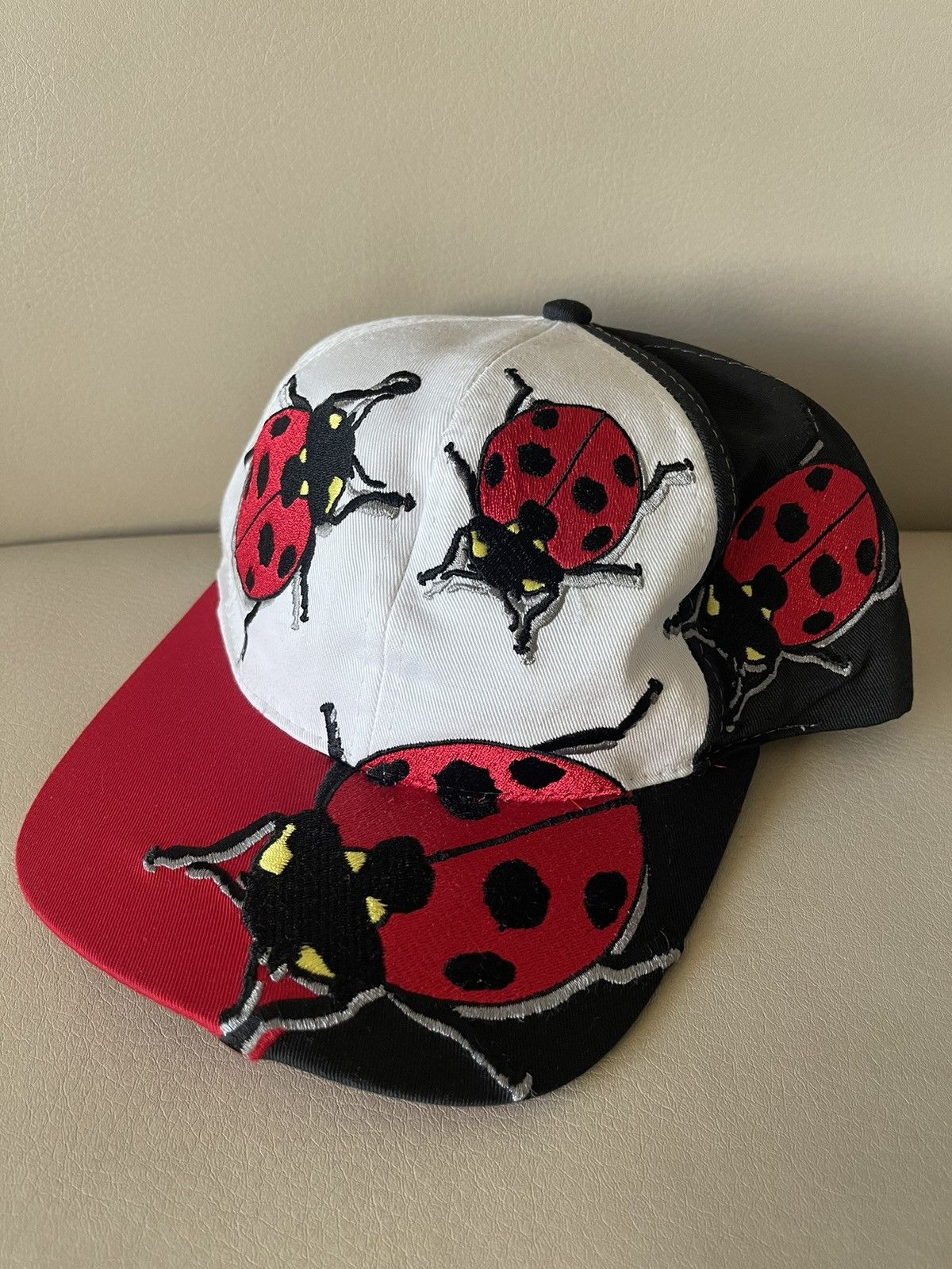 Vintage Vintage Lady Bug Hat Size ONE SIZE - 1 Thumbnail