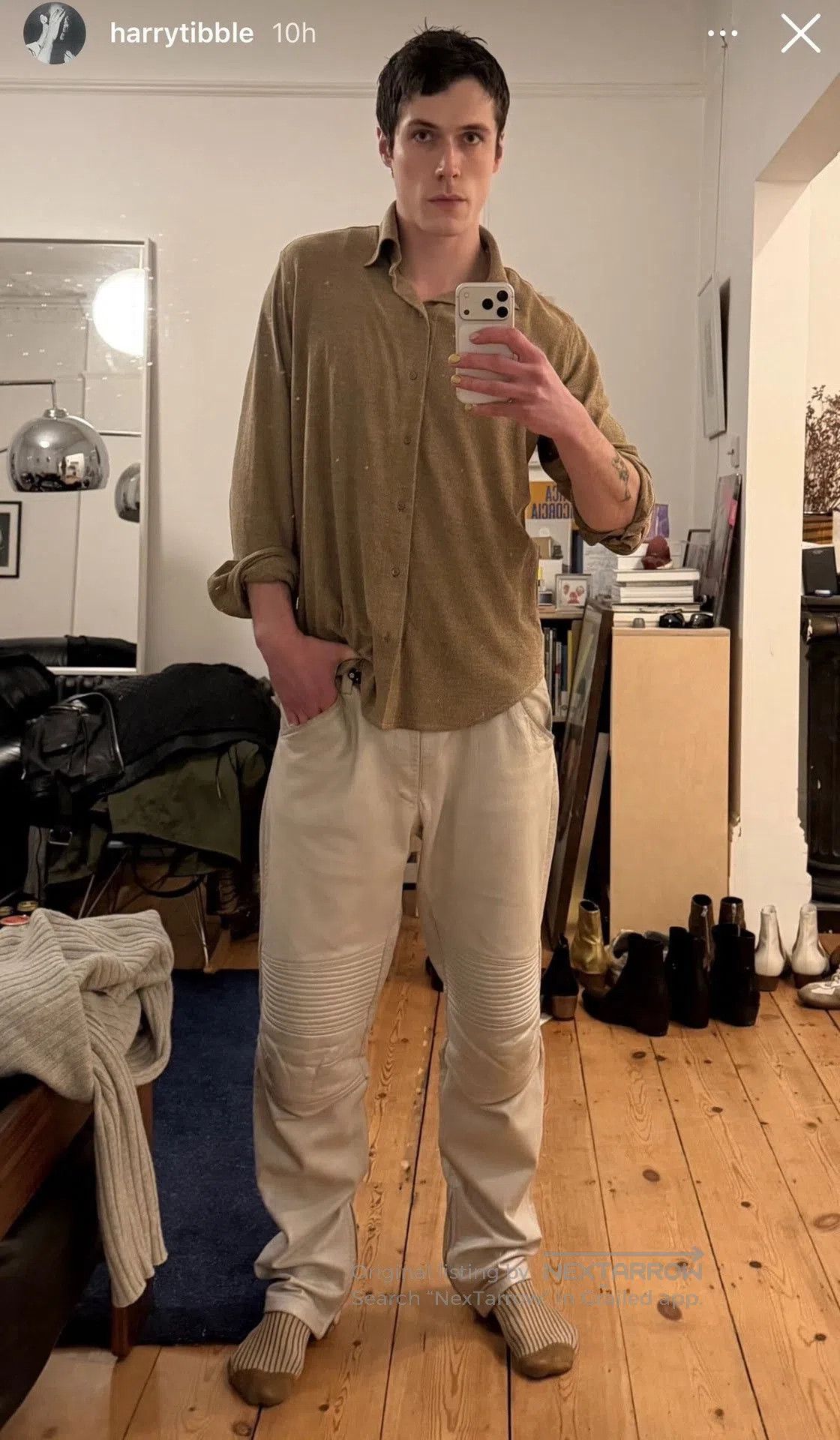 Helmut Lang Helmut Lang 1999 Moleskin Astro Zip Pants. Size US 26 / EU 42 - 4 Thumbnail