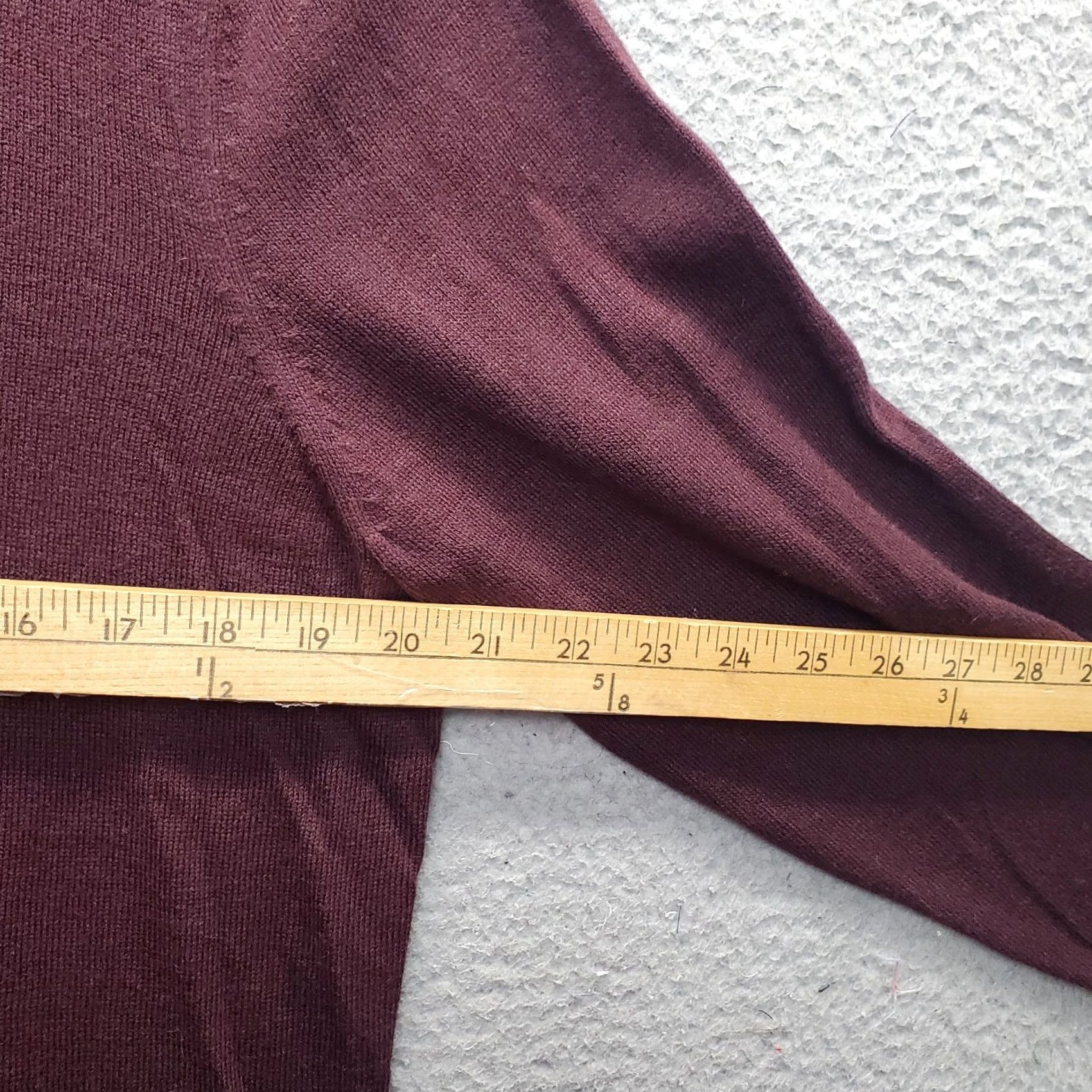 Dockers DOCKERS Mens Sweater Knit Burgundy V-Neck Pullover Long Sleeve Regular Size M Size US M / EU 48-50 / 2 - 5 Thumbnail