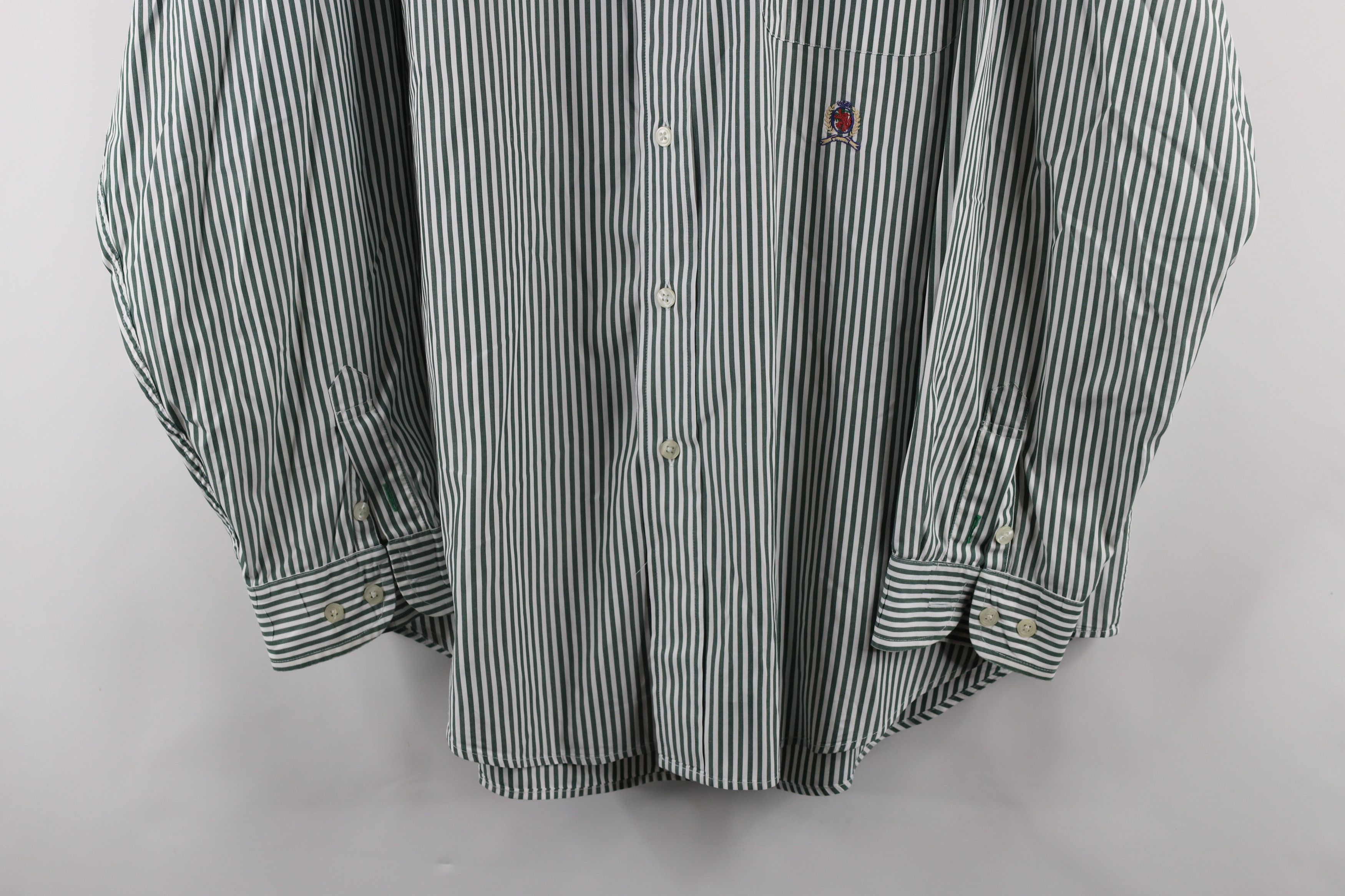 Tommy Hilfiger × Vintage Vintage 90s Tommy Hilfiger Oxford Cotton Button Down Shirt Size US XL / EU 56 / 4 - 3 Thumbnail
