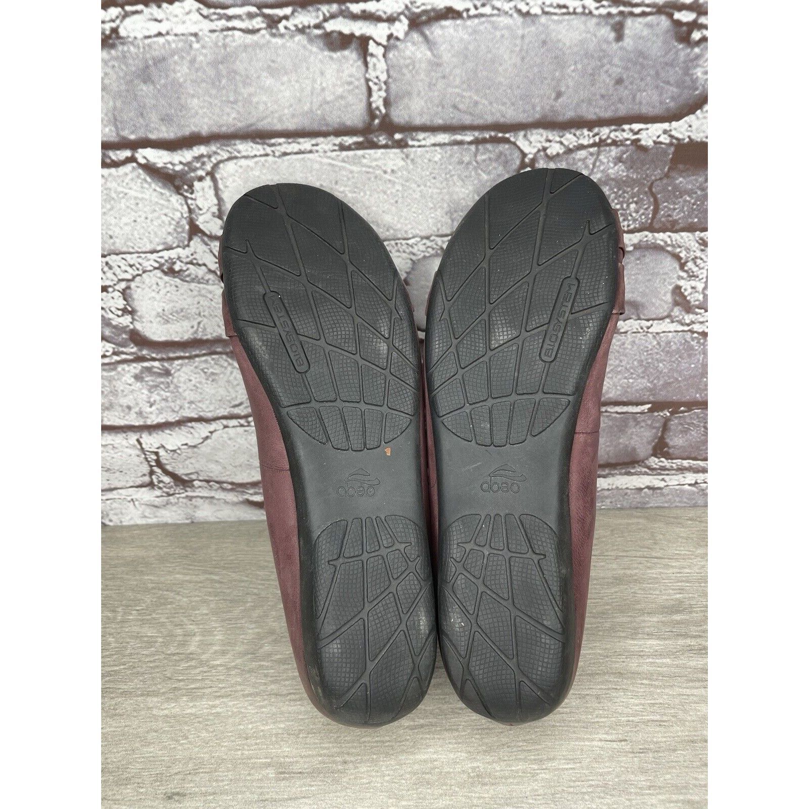 Other Abeo BIO System Terrie Slip On Shoes Sz 8N Purple Knotted Le Size US 8 / IT 38 - 13 Thumbnail