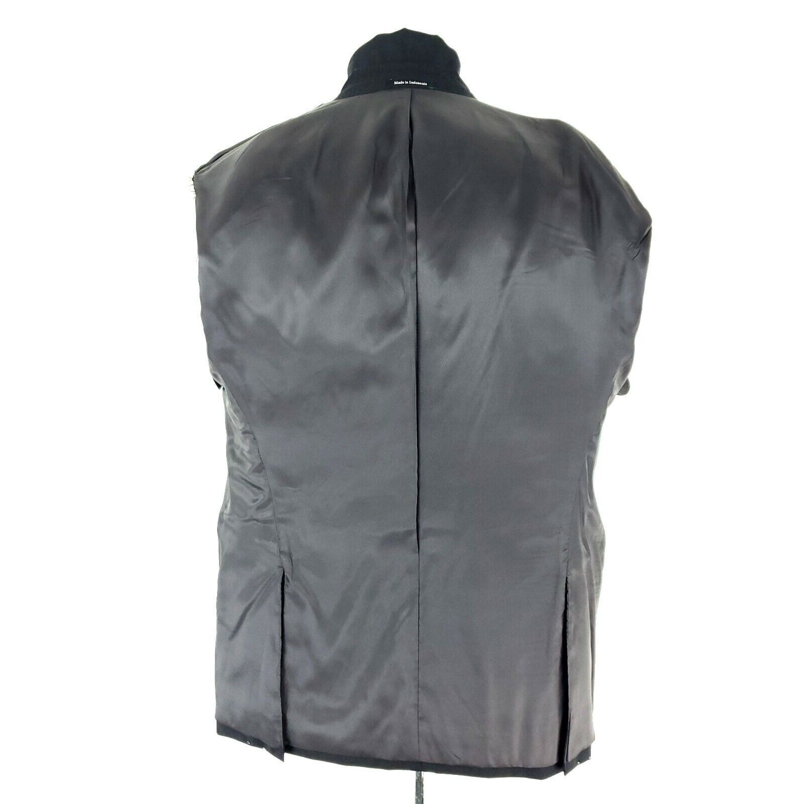 Pronto Uomo NEW Pronto Uomo Wool 2 Button Blazer 40R Charcoal Gray Sport Size 40R - 12 Thumbnail