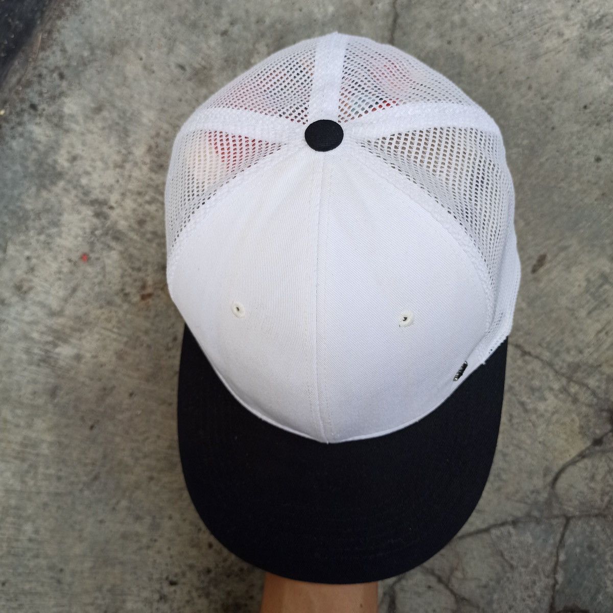 Unsound Rags SICK oversize trucker hat by mqum with gothic logo pin Size ONE SIZE - 14 Thumbnail