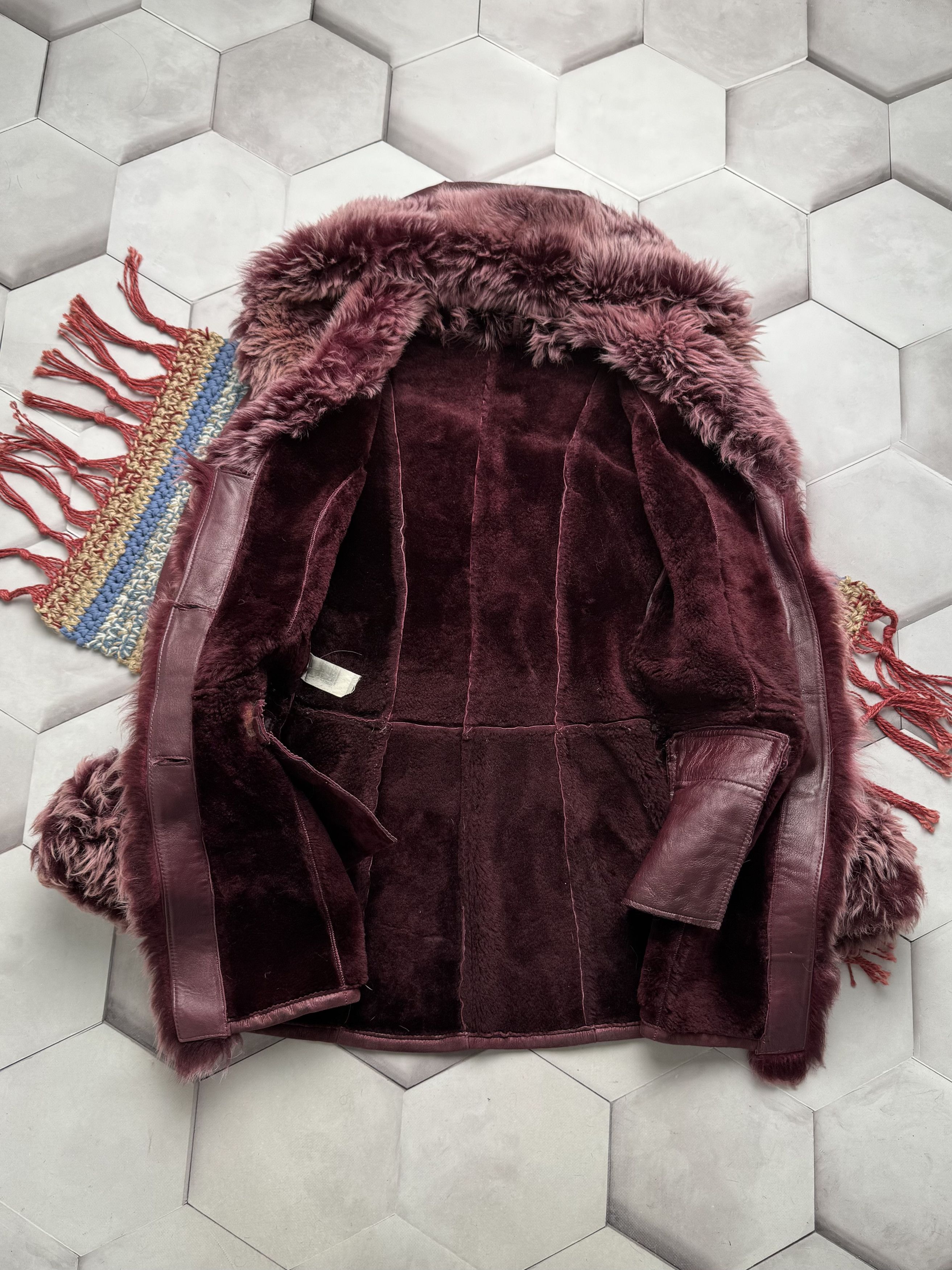 Japanese Brand Vintage Real Sheepskin Hooded Coat (E4) Size S / US 4 / IT 40 - 6 Thumbnail