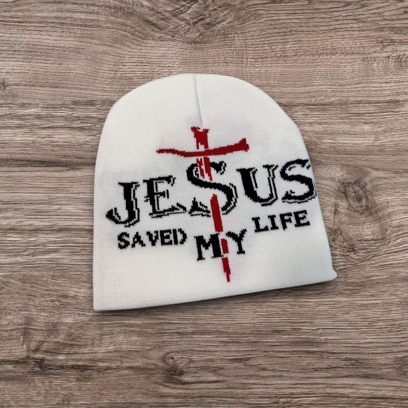 Other Y2K ALT Grunge PUNK Jesus Cross Beanie | Opium Hat Size ONE SIZE - 1 Preview