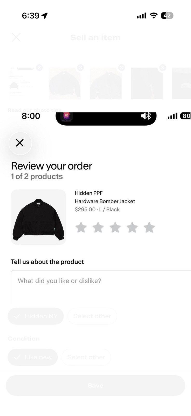 HIDDEN Hidden New York Hardware Bomber Size US L / EU 52-54 / 3 - 1 Thumbnail