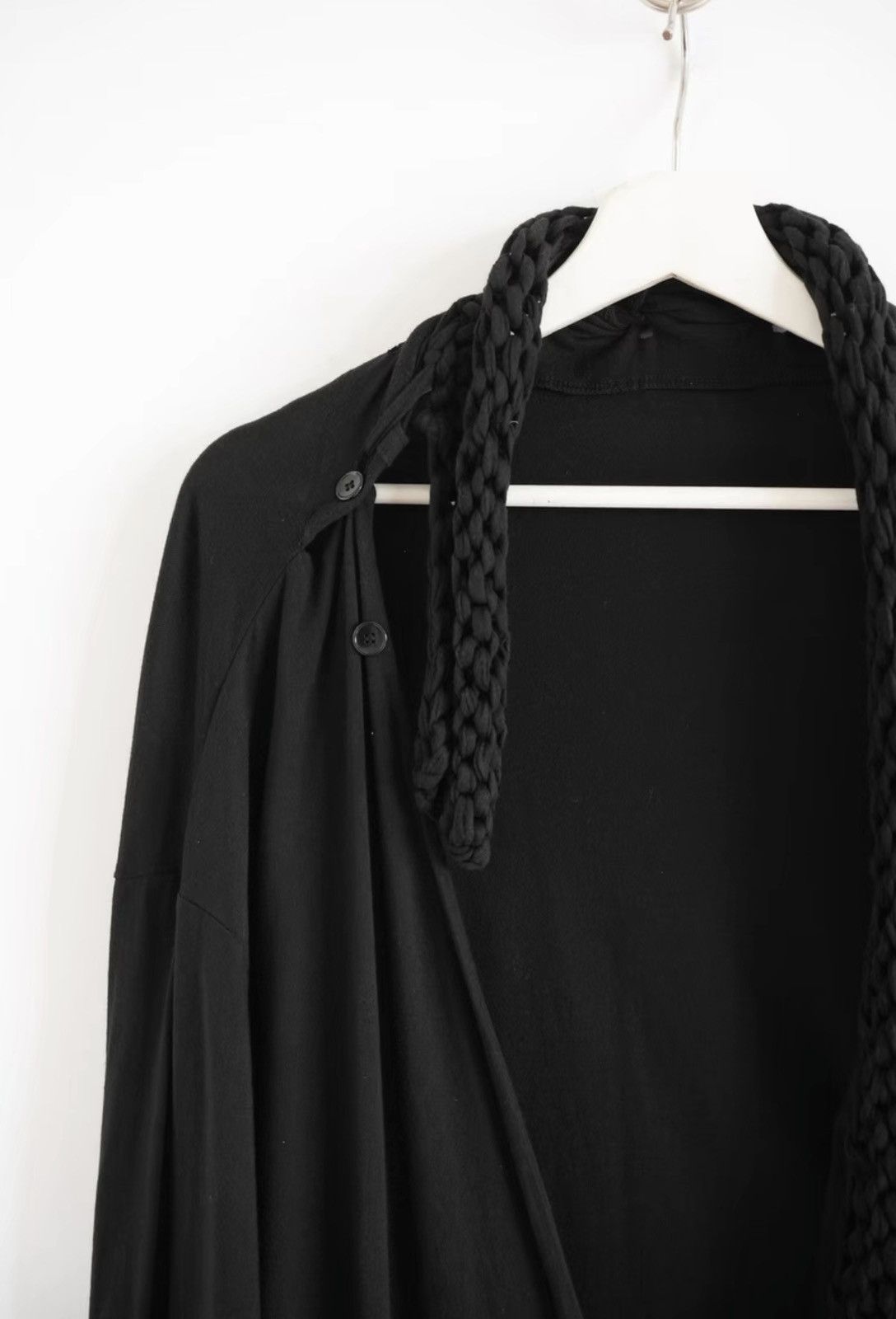 Yohji Yamamoto Yohji Yamamoto 18SS Asymmetric Knot Knit Cardigan Size US M / EU 48-50 / 2 - 4 Thumbnail