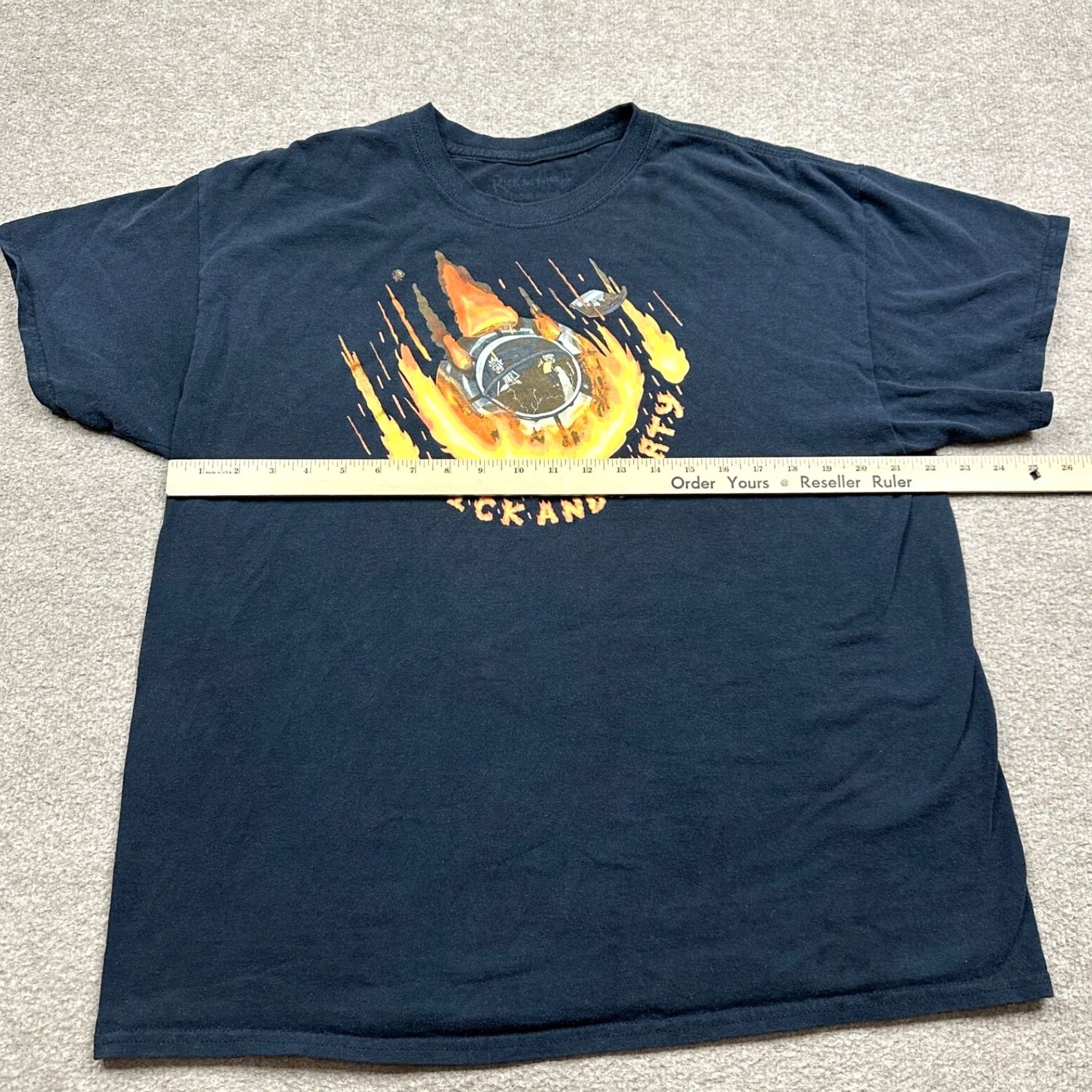 Ripple Junction Rick & Morty Shirt Men's Size XL Black Cartoon Graphic Tee Short Sleeve Casual T Size US XL / EU 56 / 4 - 7 Thumbnail
