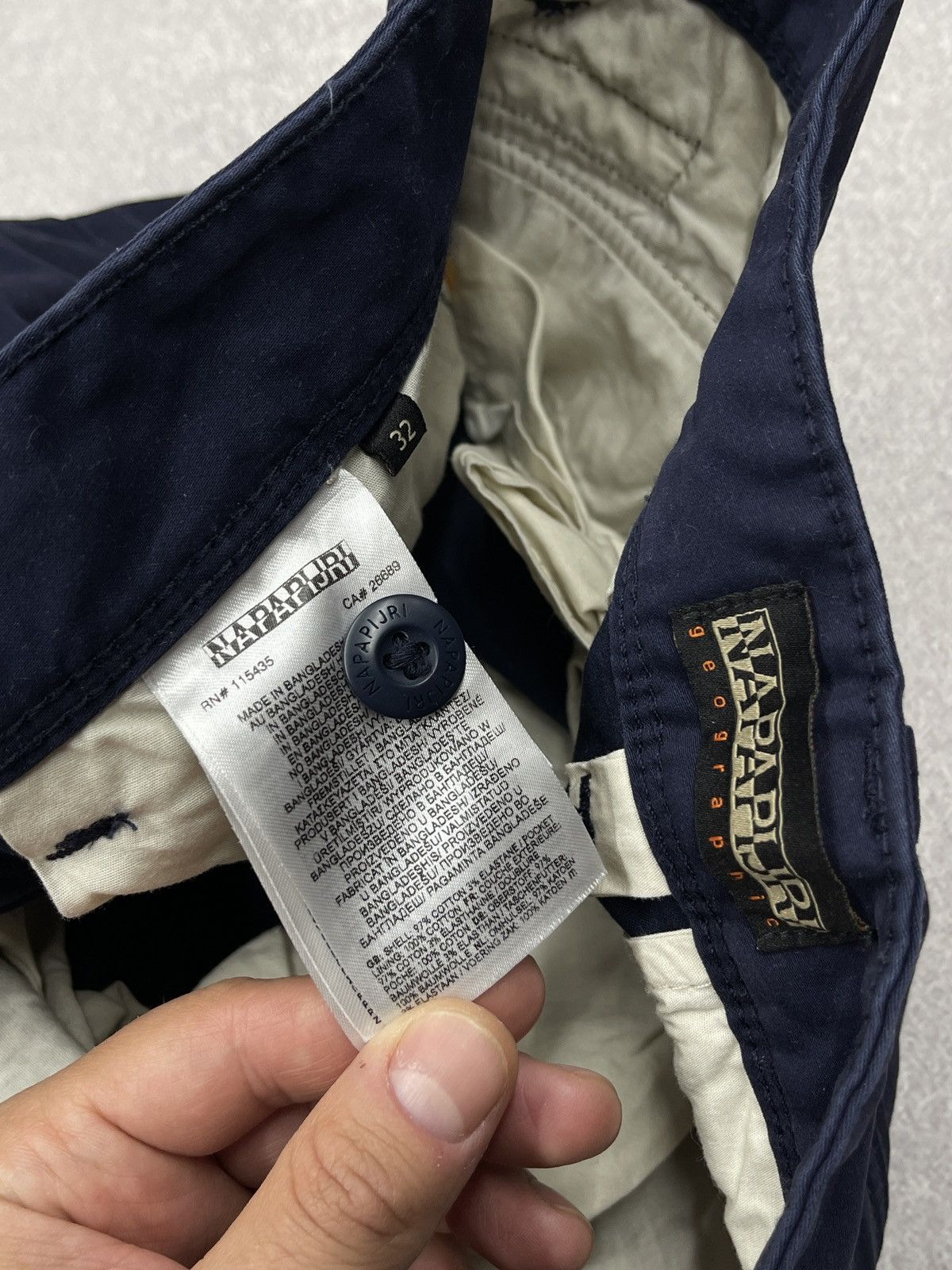 Napapijri Mens Napapijri Moto Wint Cargo Pants Navy Size 32 Size US 32 / EU 48 - 12 Thumbnail