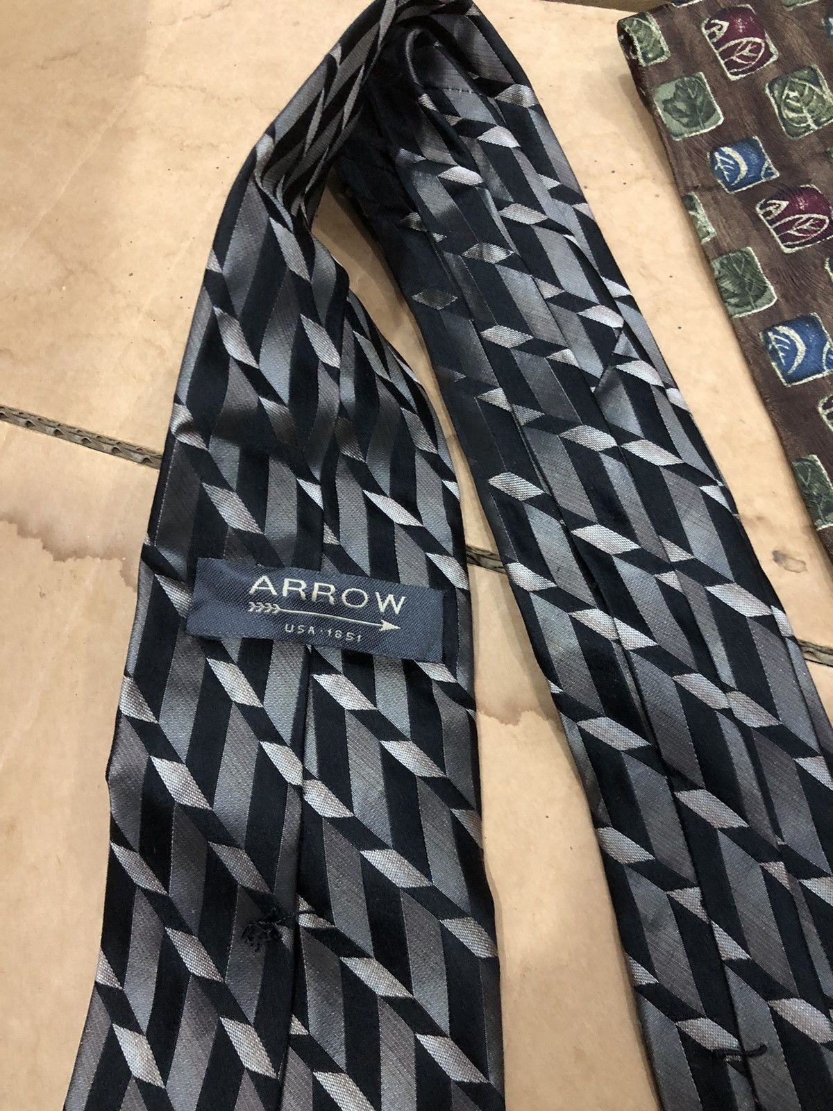 Arrow × Designer Arrow silk neck tie Size ONE SIZE - 4 Thumbnail