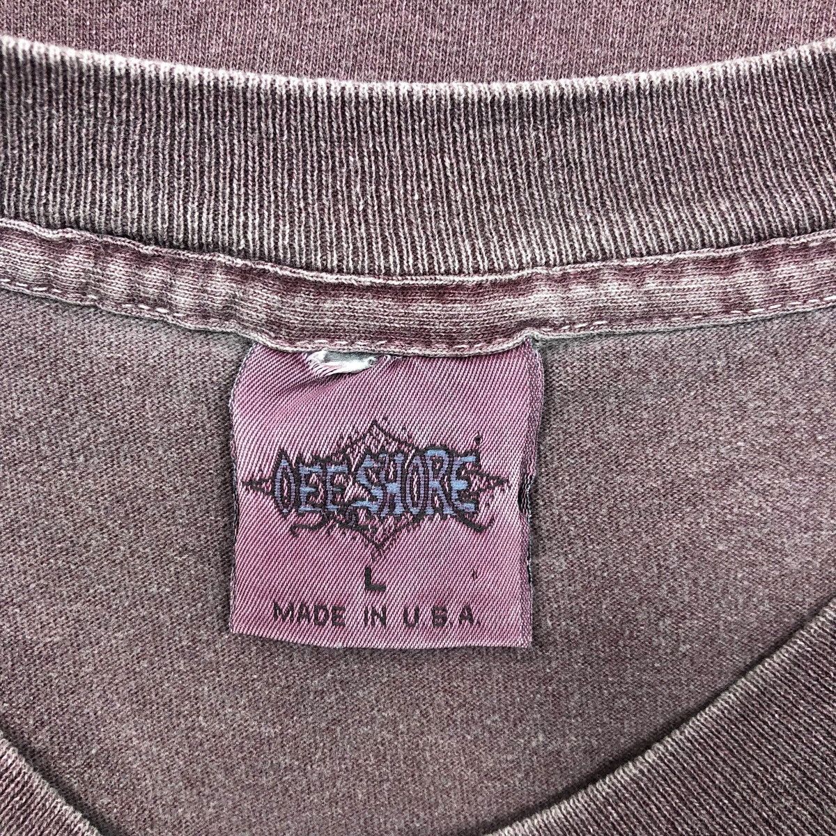 Vintage Pick!! Vtg OFF SHORE Surfing Maroon Mineral Wash Tee Tshirt Size US L / EU 52-54 / 3 - 5 Thumbnail
