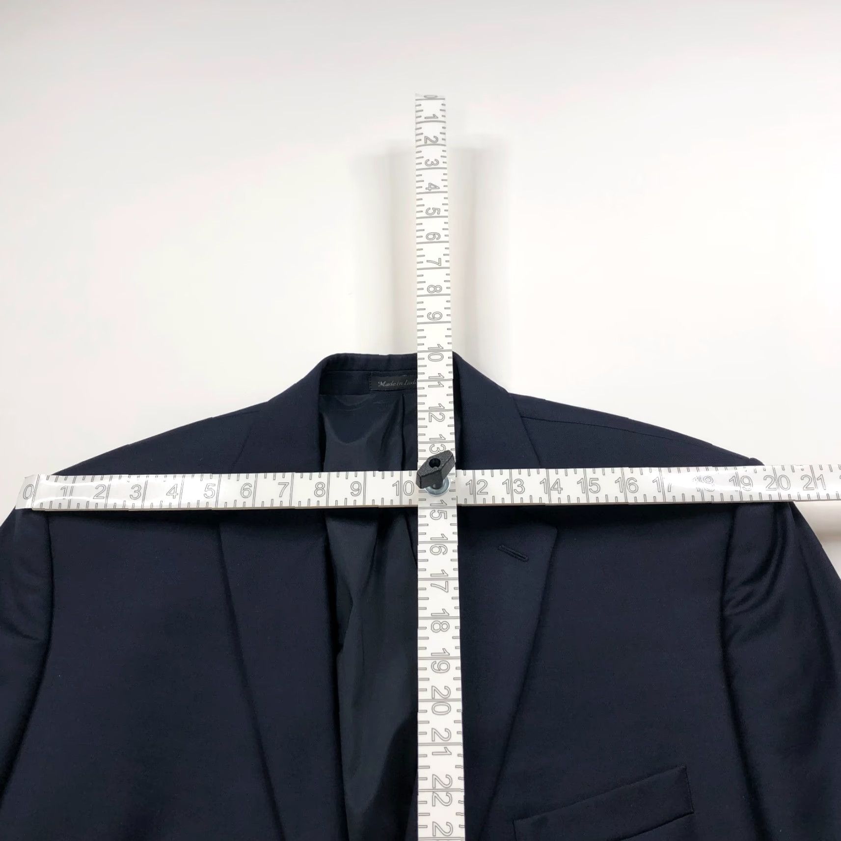 Ralph Lauren VINTAGE Lauren Ralph Lauren Green Label Blue Sport Coat Jacket 46 R Gold Buttons Blazer Mens Size 46R - 4 Thumbnail