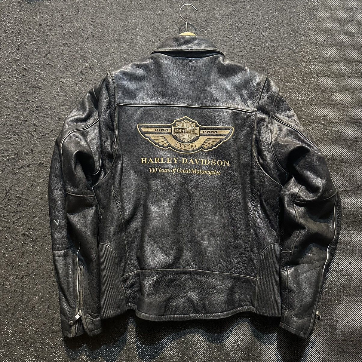 Harley Davidson Vtg Harley Davidson Leather Jacket Size US M / EU 48-50 / 2 - 2 Thumbnail
