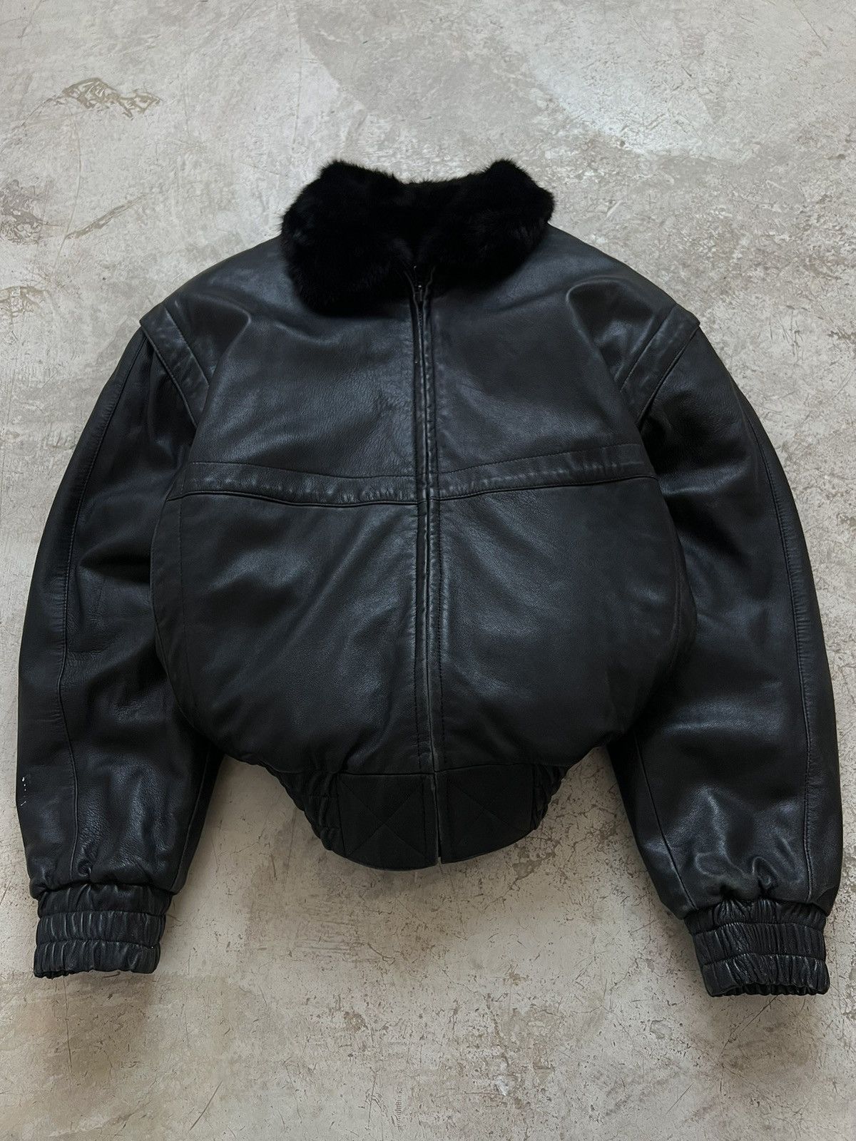 Vintage SOLD* Vintage Leather & Fur Reversible Jacket Size US M / EU 48-50 / 2 - 1 Thumbnail