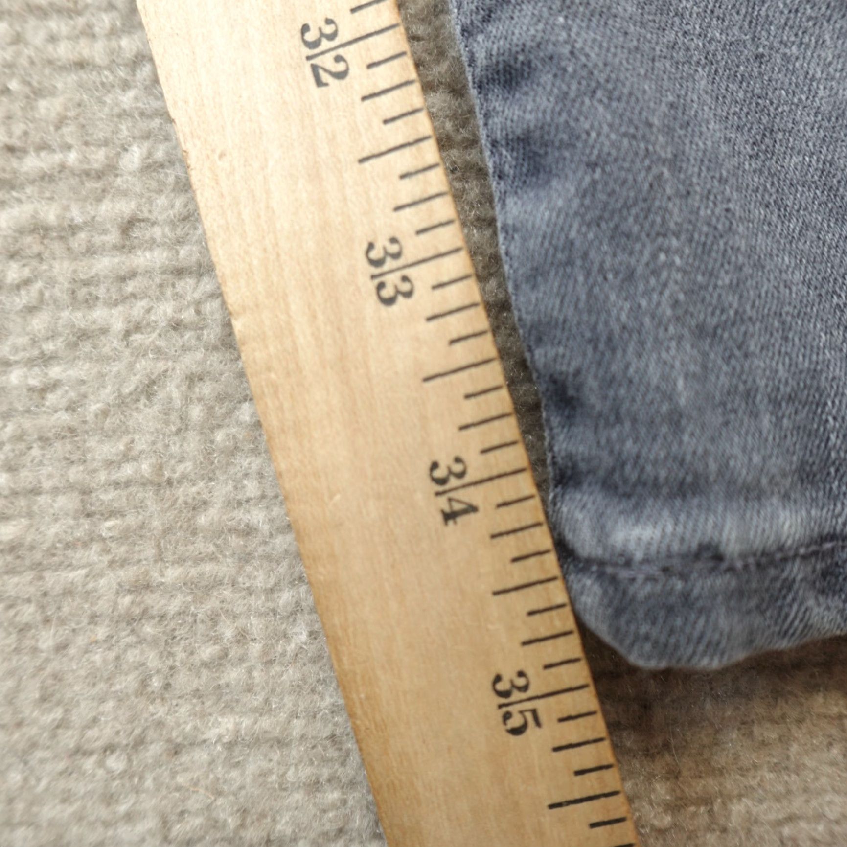 Vintage AG Adriano Goldschmied Jeans 36 Regular Inseam 35 Gray Blue The Dylan Straight Jeans Mens Size US 36 / EU 52 - 3 Thumbnail