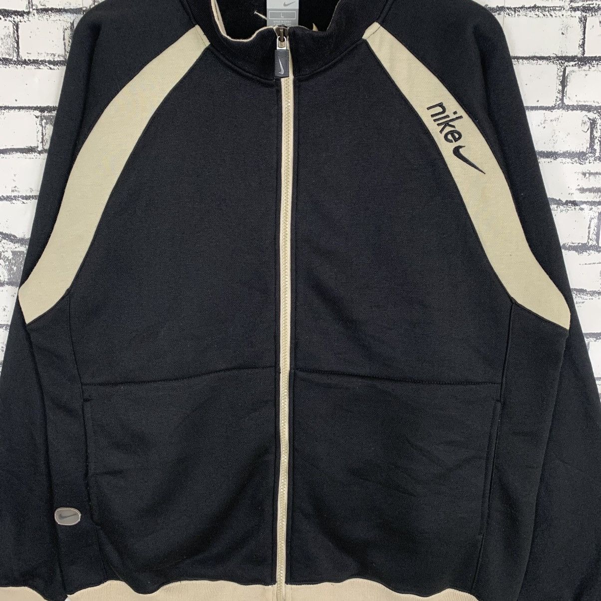 Designer × Nike × Vintage Vintage Nike Zip Up Sweatshirt Size US L / EU 52-54 / 3 - 4 Thumbnail