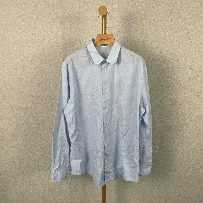 Hermes Hermes Blue long-sleeved shirt Size US XS / EU 42 / 0 - 1 Thumbnail