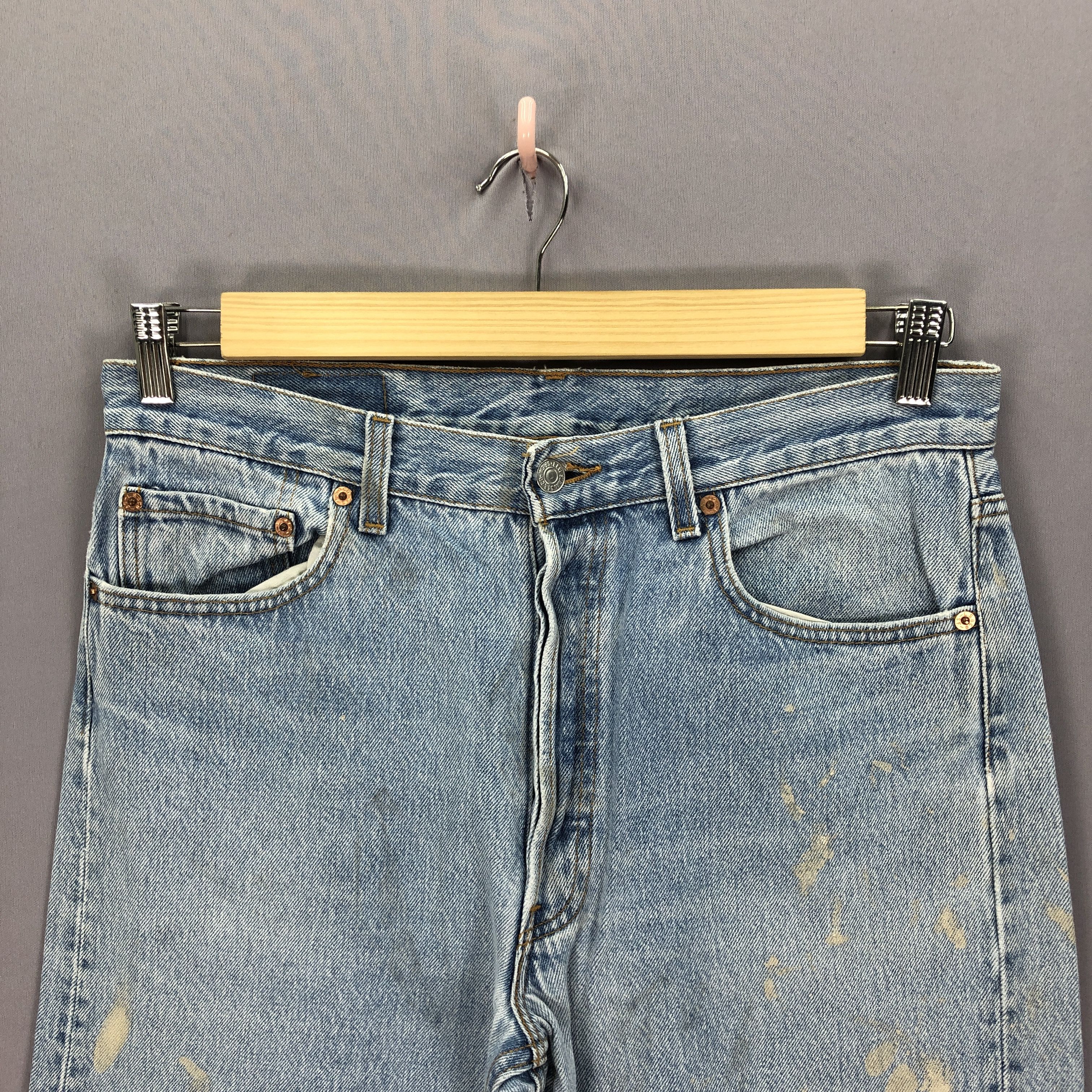 Levi's Vintage 90s Levis 501 Jeans Levi's Light Wash Faded Denim Size US 30 / EU 46 - 7 Thumbnail
