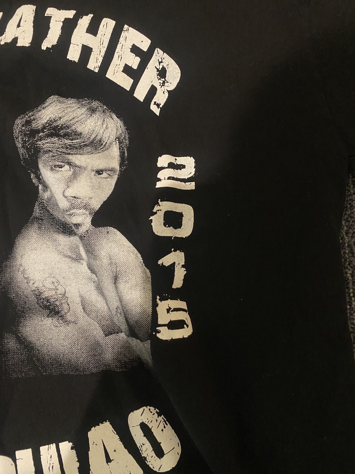 Vintage 2015 Mayweather vs. Pacquiao Boxing Tee -Mens Size M Size US M / EU 48-50 / 2 - 5 Thumbnail