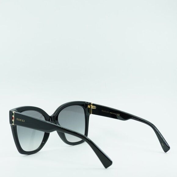 Gucci Gucci GG0459S 001 Sunglasses Black Cat Eye Frame, Grey Size ONE SIZE - 5 Thumbnail