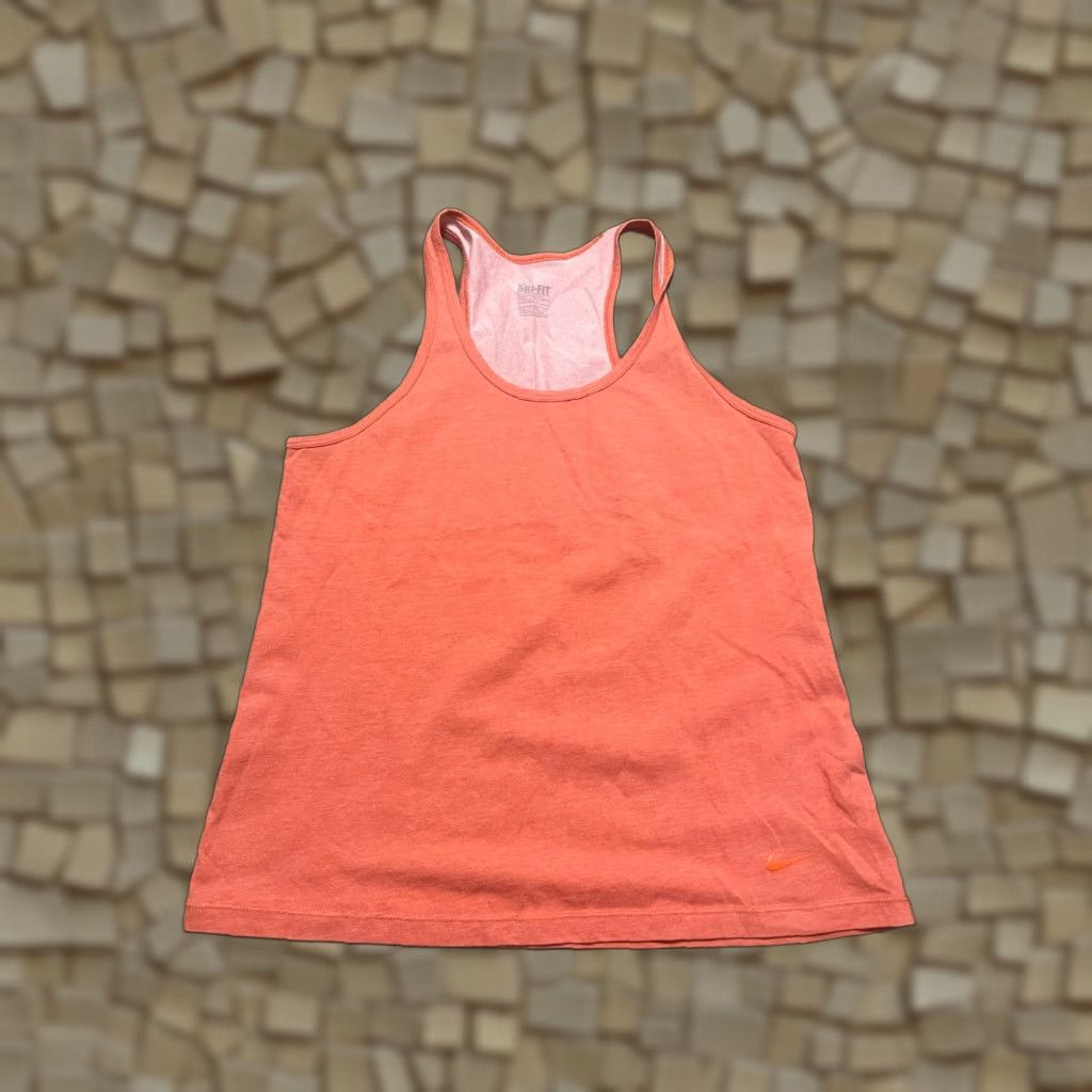Nike Nike Dri Fit Tank Top Women Sleeveless Orange Medium Size M / US 6-8 / IT 42-44 - 1 Thumbnail