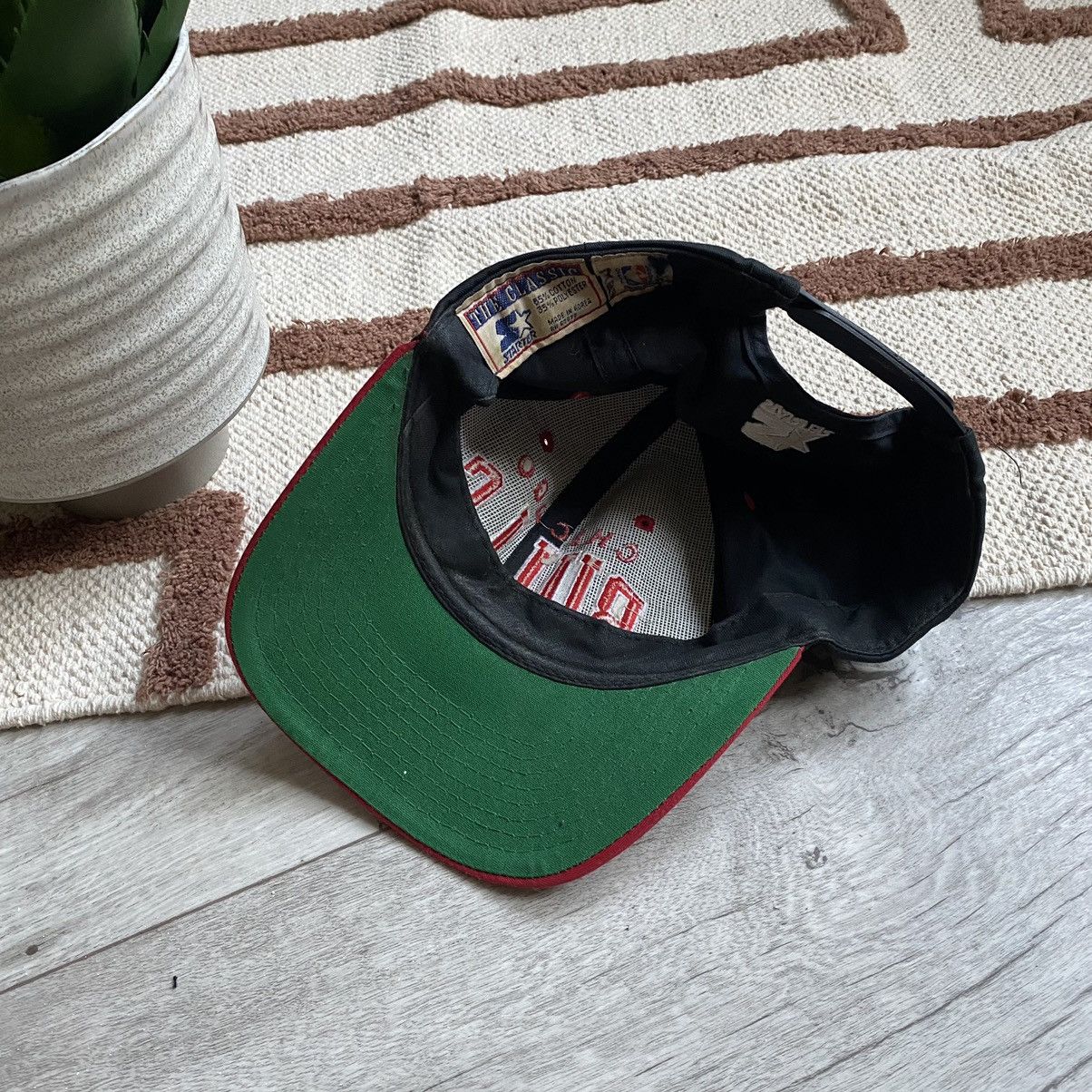 NBA × Vintage VINTAGE STARTER 90s CHICAGO BULLS NBA CAP Size ONE SIZE - 4 Thumbnail