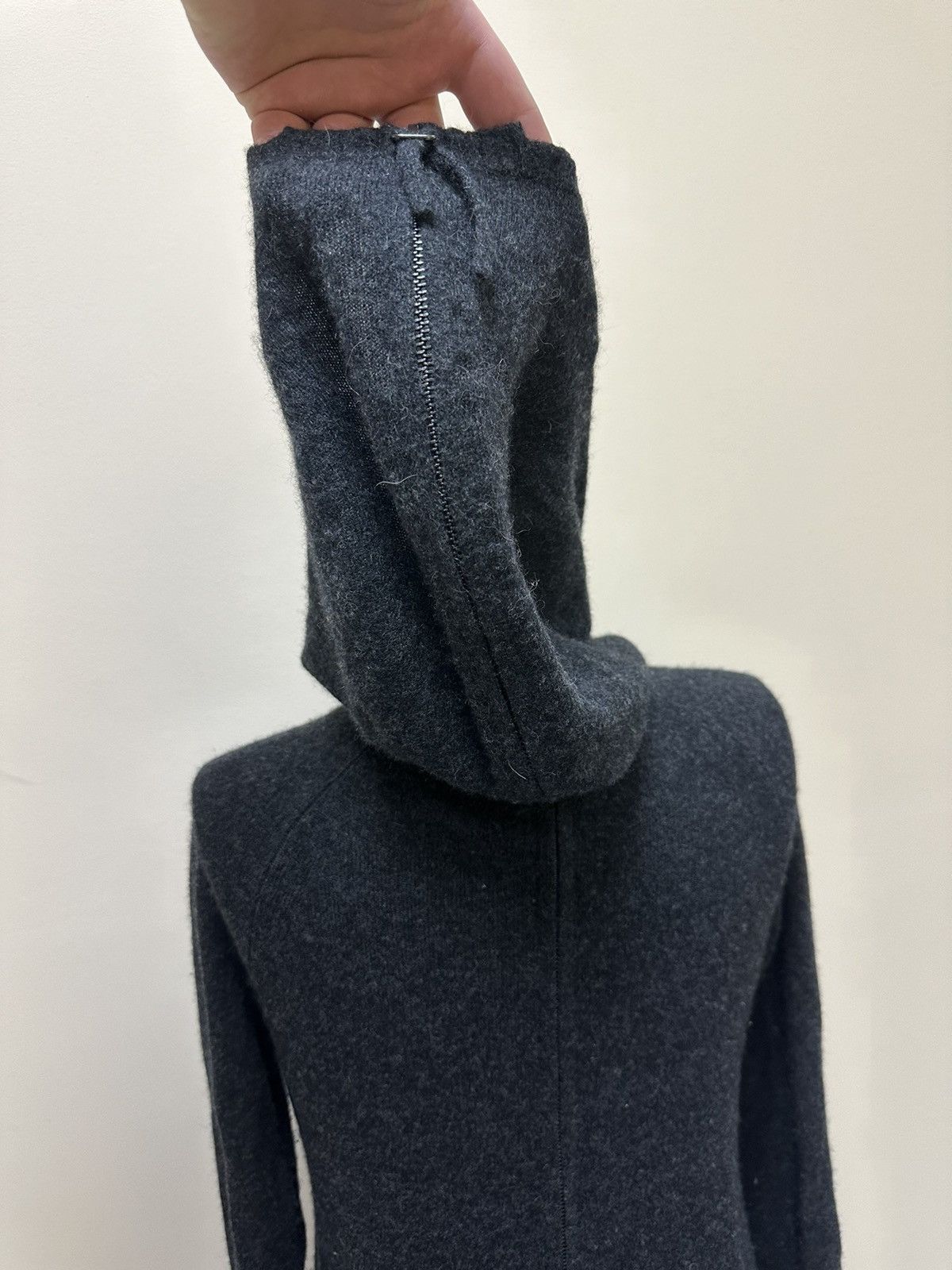 Japanese Brand × Rundholz Rundholz DIP Black Label Avant Garde Zip Hooded Wool Jacket Size S / US 4 / IT 40 - 10 Thumbnail