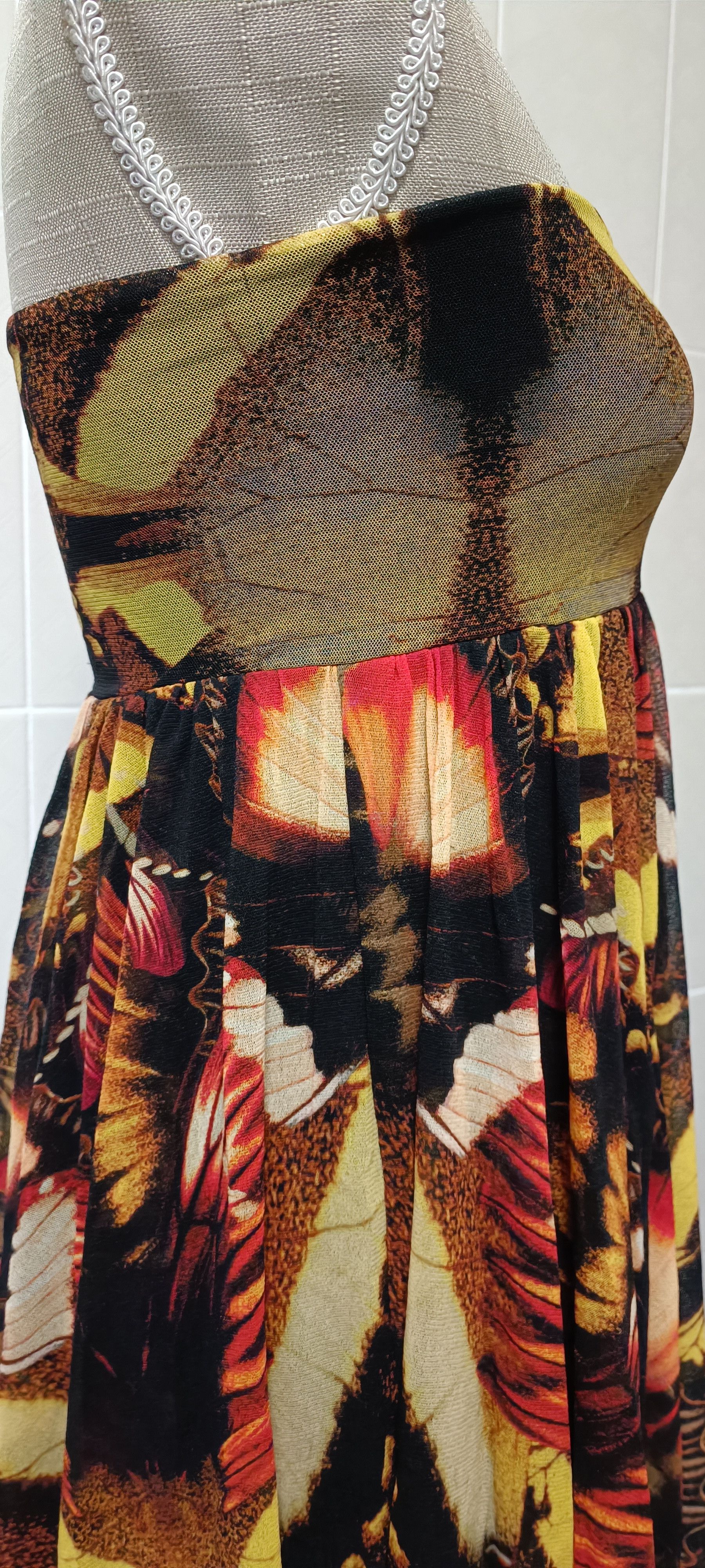 Jean Paul Gaultier 2000's - Butterflies MIDI dress Size S / US 4 / IT 40 - 7 Thumbnail