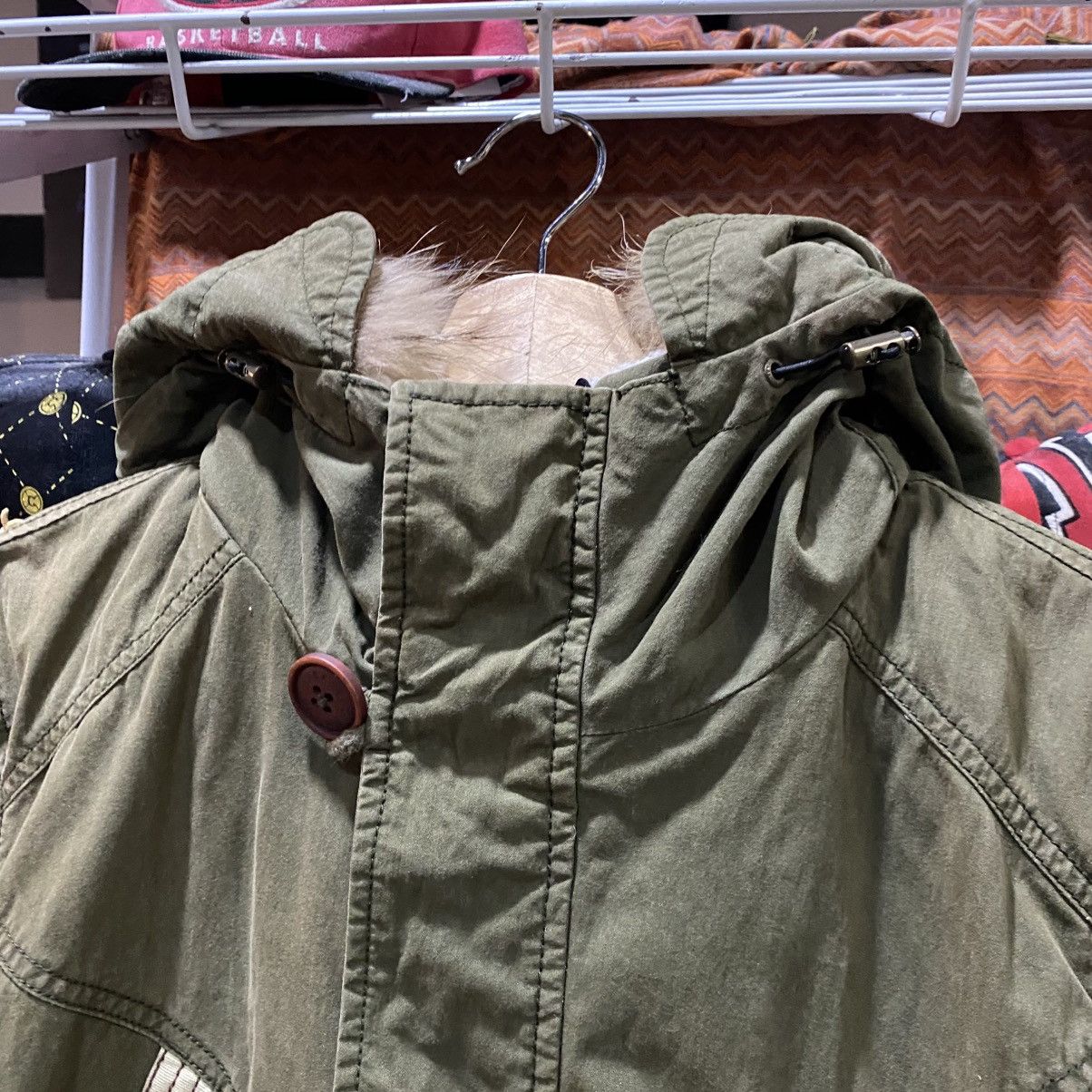 BUCKAROO Buckaroo olive green parka jacket with a faux-fur trim hood Size US M / EU 48-50 / 2 - 17 Thumbnail