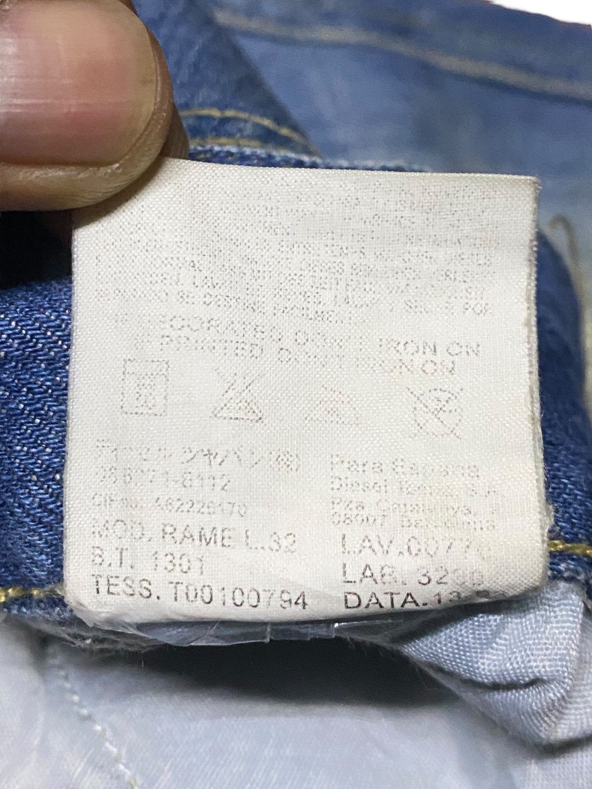 Tornado Mart Vintage Diesel Faded Wash Flare Style Jeans Size US 30 / EU 46 - 17 Thumbnail