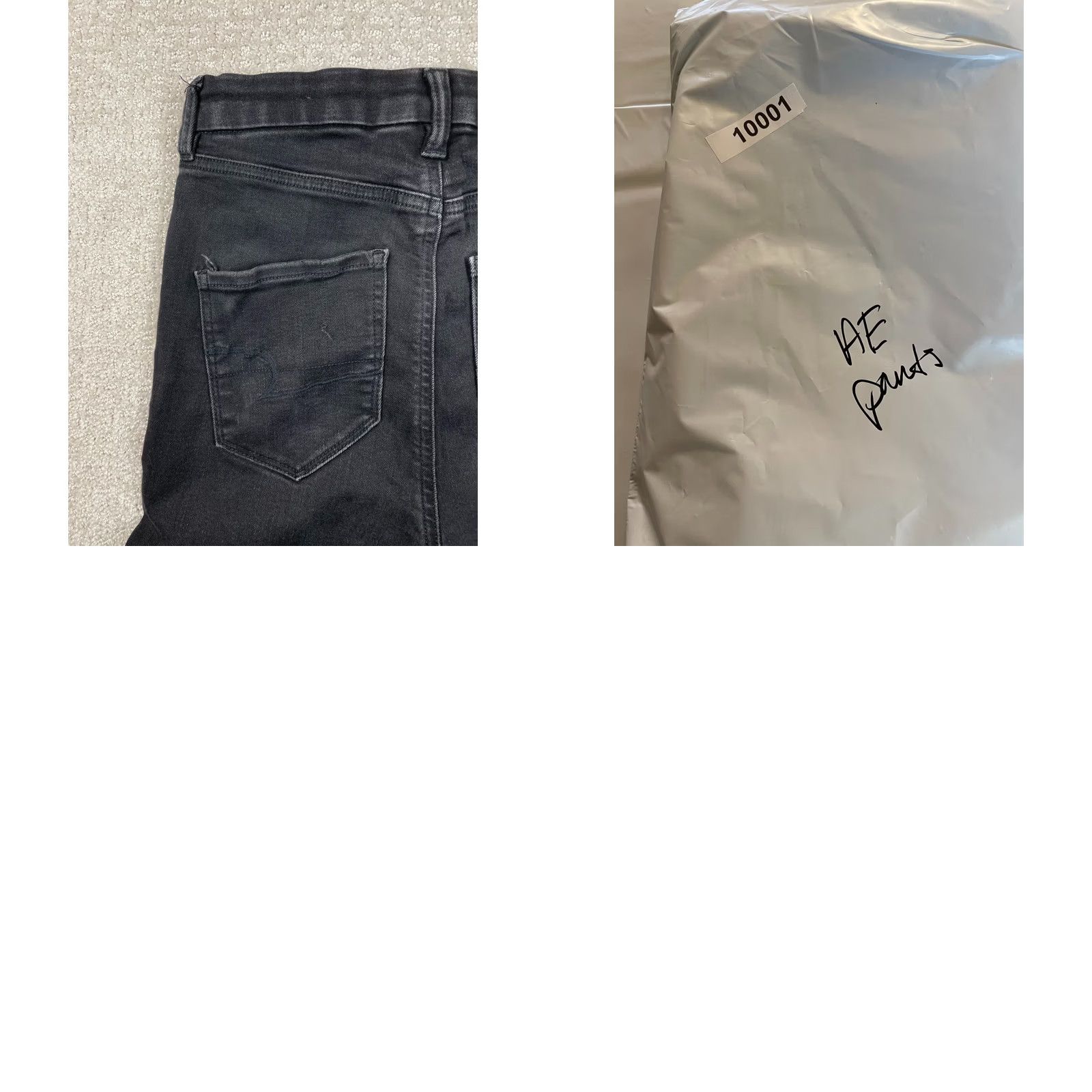 American Eagle Outfitters American Eagle Outfitters Jeans Womens Size 4 Long Black Denim Skinny Leg Stretch Y2K Goth 5-Pocket Button Pocket Womens Jeans Size 27" / US 4 / IT 40 - 8 Thumbnail