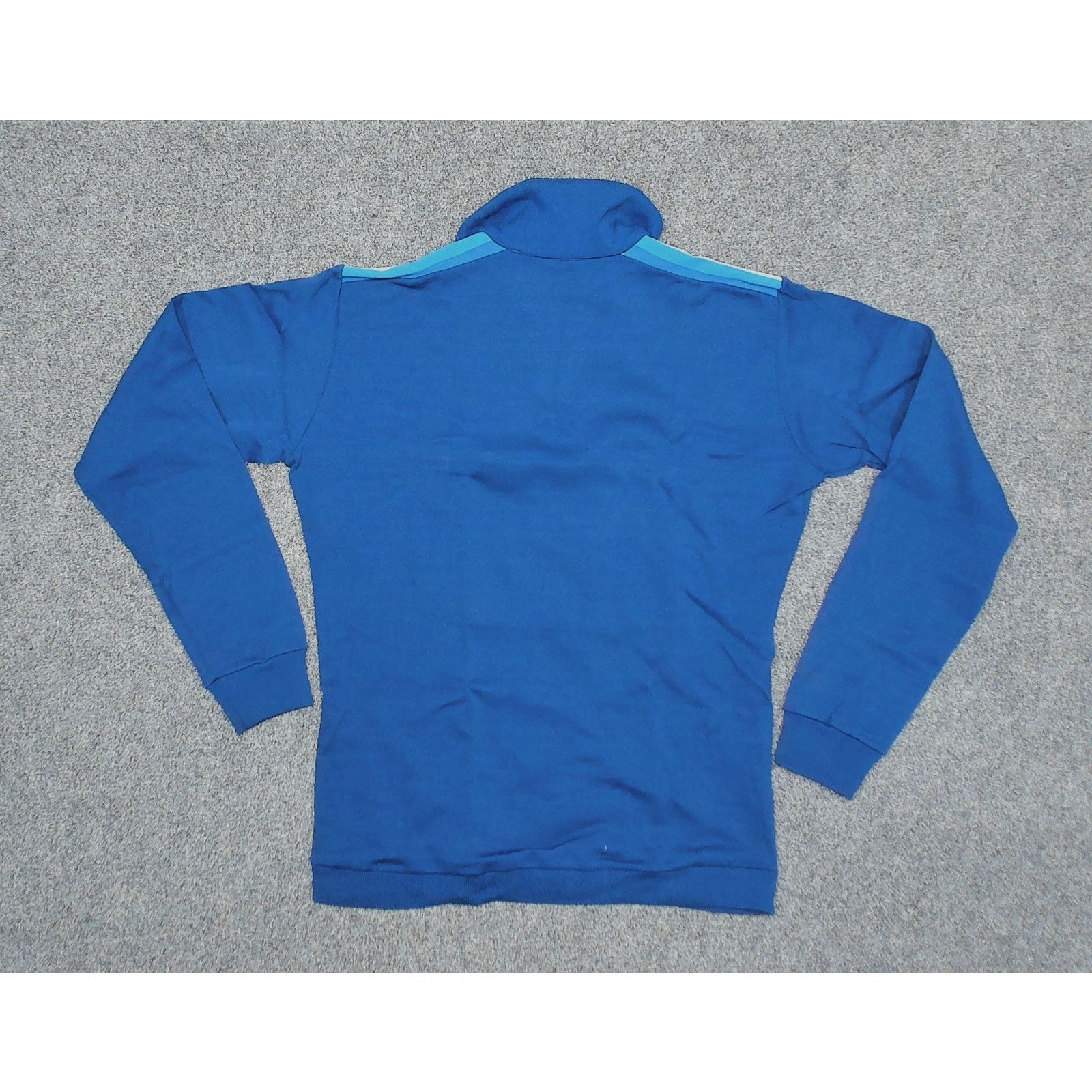 Vintage 80s Nylon Racing Stripe Quarter-Zip Pullover Track Jacket Size US M / EU 48-50 / 2 - 4 Thumbnail