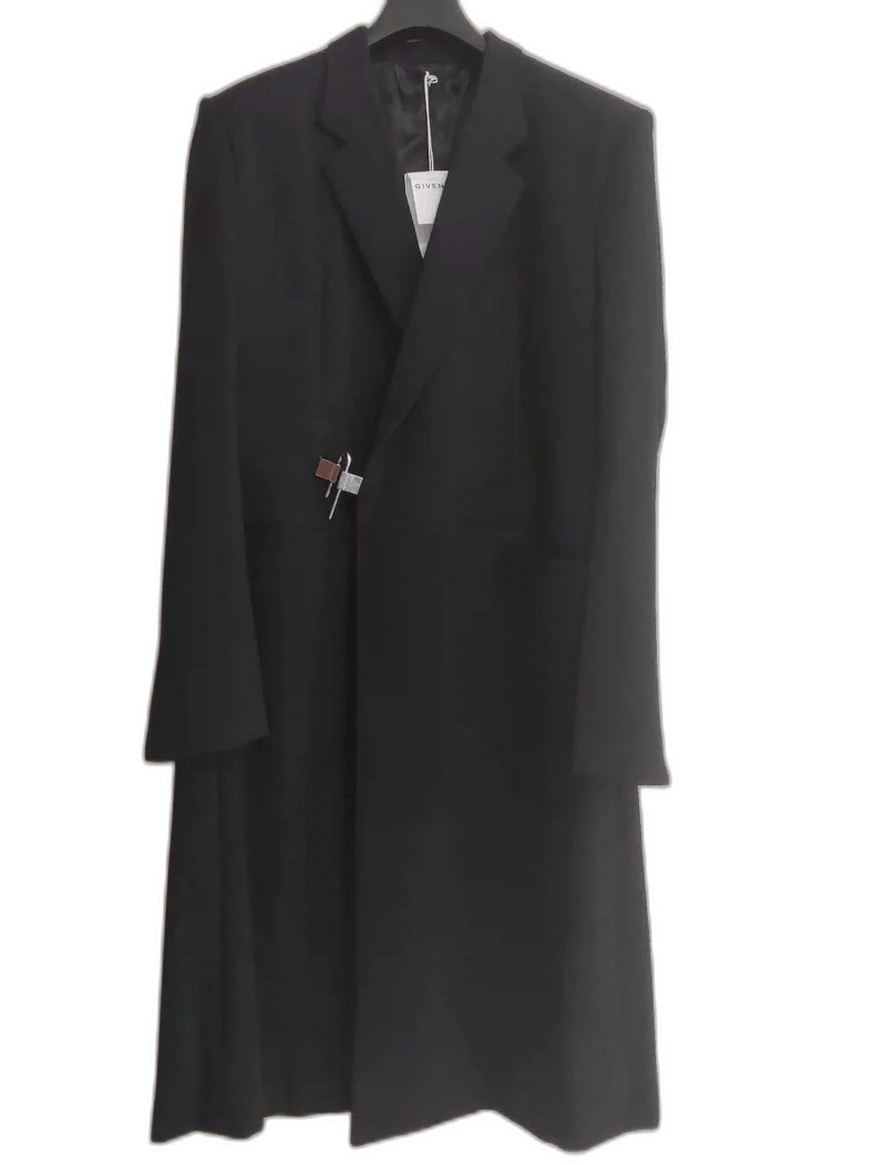 Givenchy Givenchy Twill Lock Coat Size 48 Size US L / EU 52-54 / 3 - 1 Thumbnail