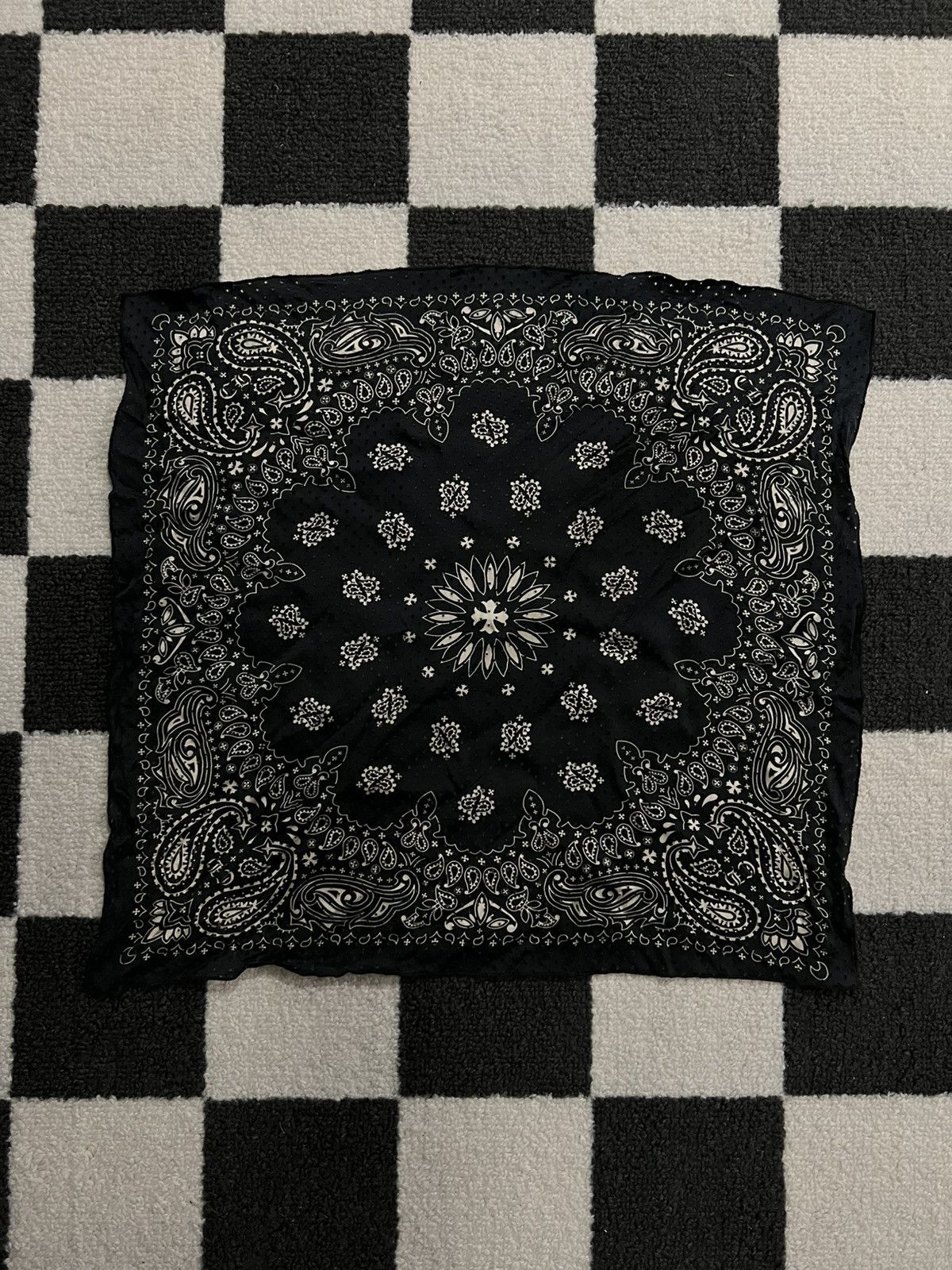 Chrome Hearts Chrome Hearts Paisley Silk Bandana | Grailed