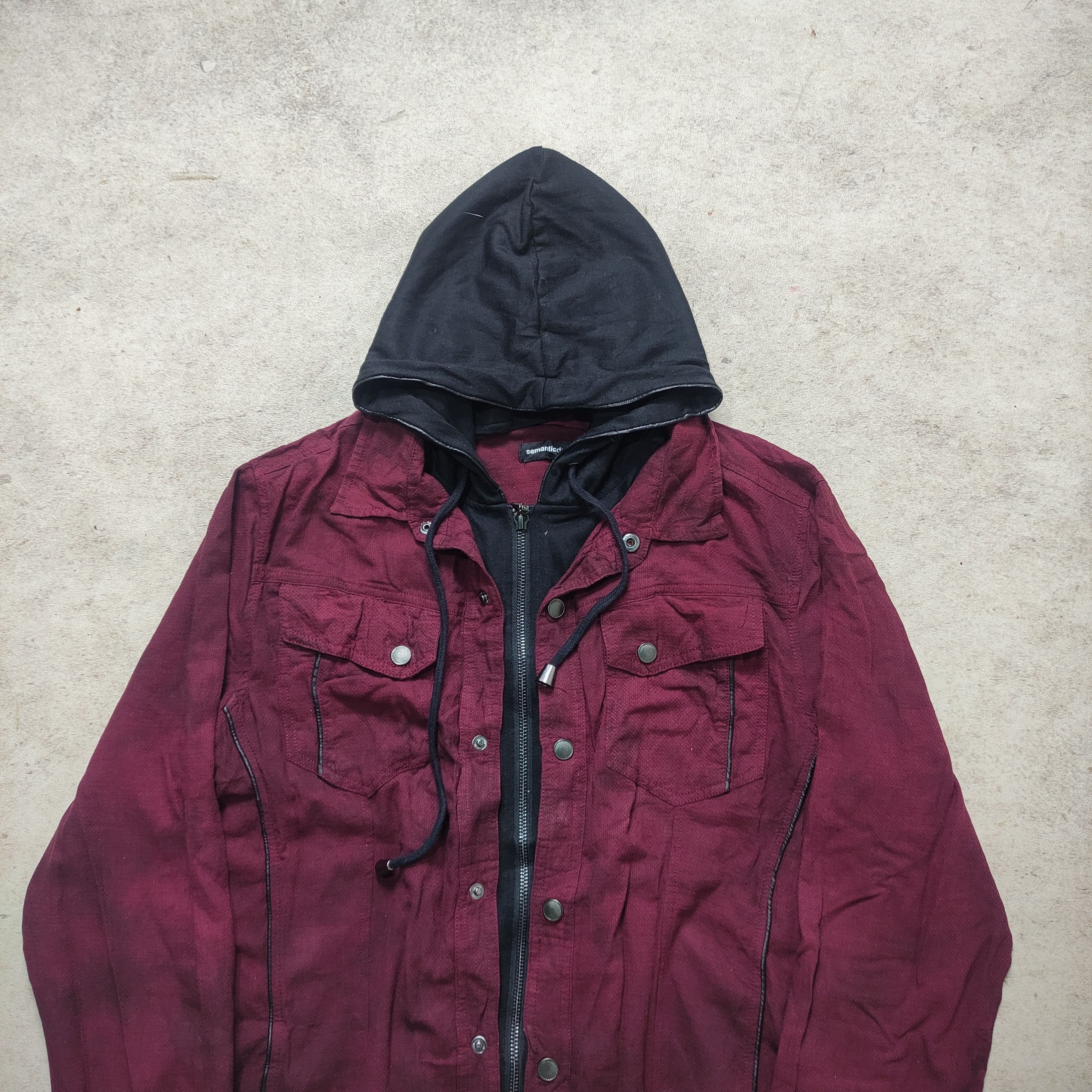 If Six Was Nine × KMRii × Le Grande Bleu (L.G.B.) Semantic Design Hoodie Shirt 2000s style Vkei Size US M / EU 48-50 / 2 - 5 Thumbnail